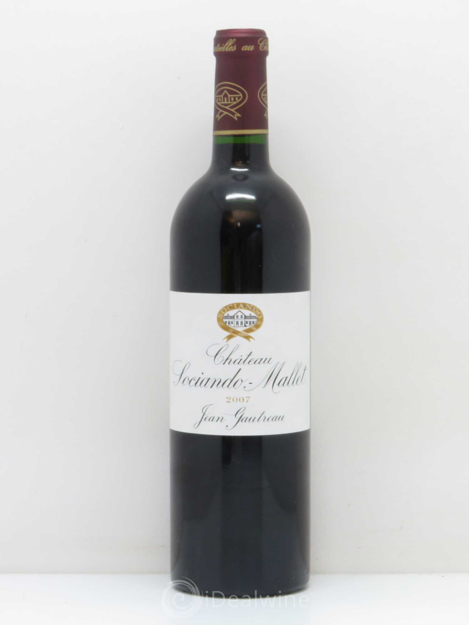 Château Sociando Mallet 2007 - Lot de 1 bouteille - 0