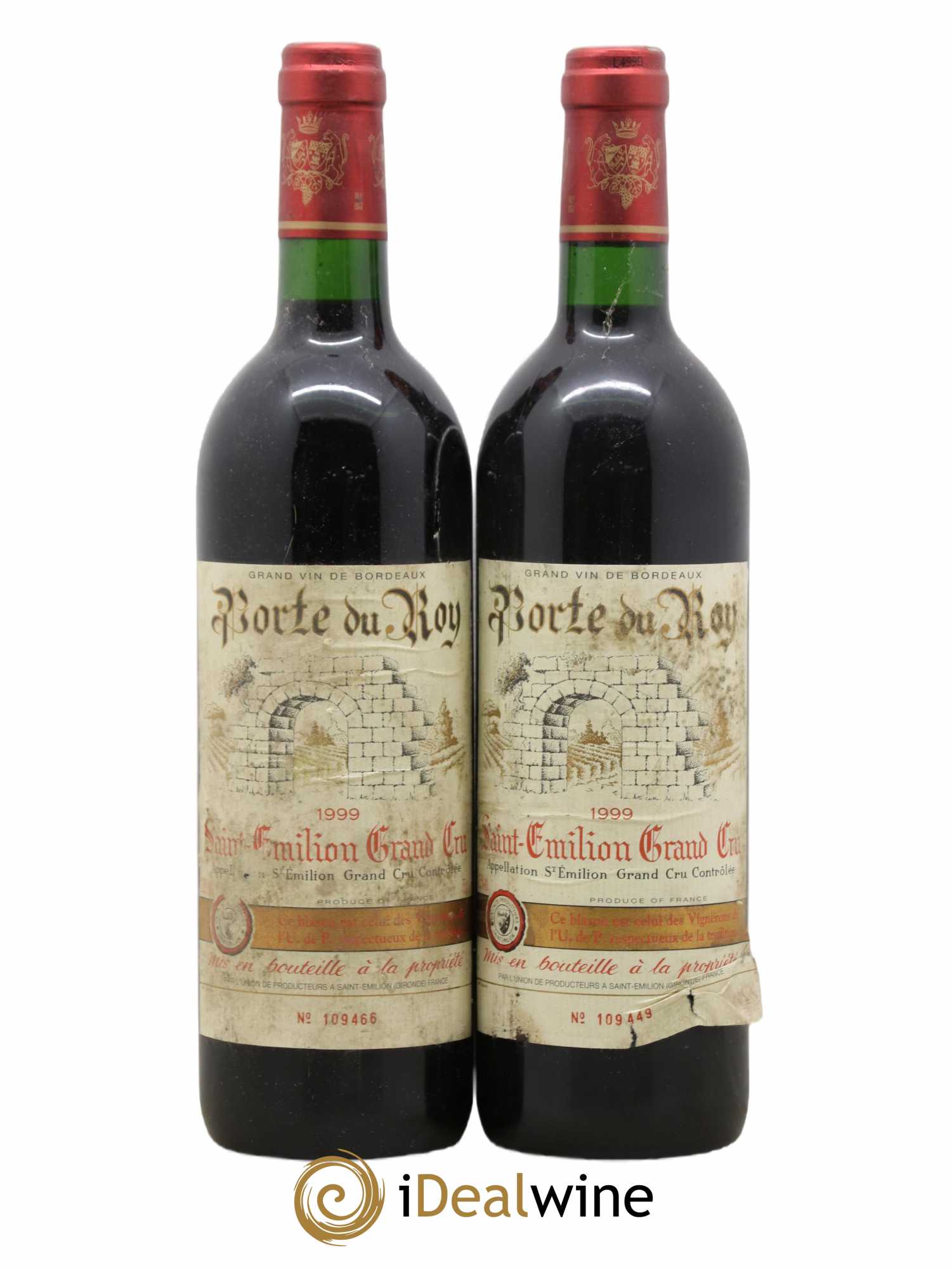 Saint-Émilion Grand Cru Porte Du Roy 1999 - Lot de 2 bouteilles - 0