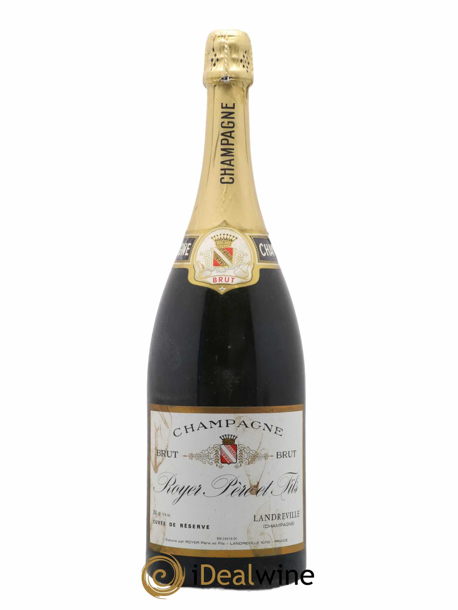 Champagne Cuvée de réserve Brut Domaine Royer père et fils - Posten von 1 Magnum - 0
