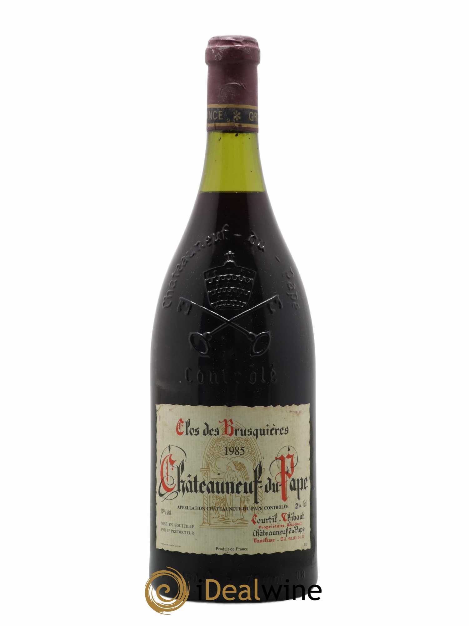 Châteauneuf-du-Pape Clos Des Brusquieres Courtil 1985 - Posten von 1 Magnum - 0