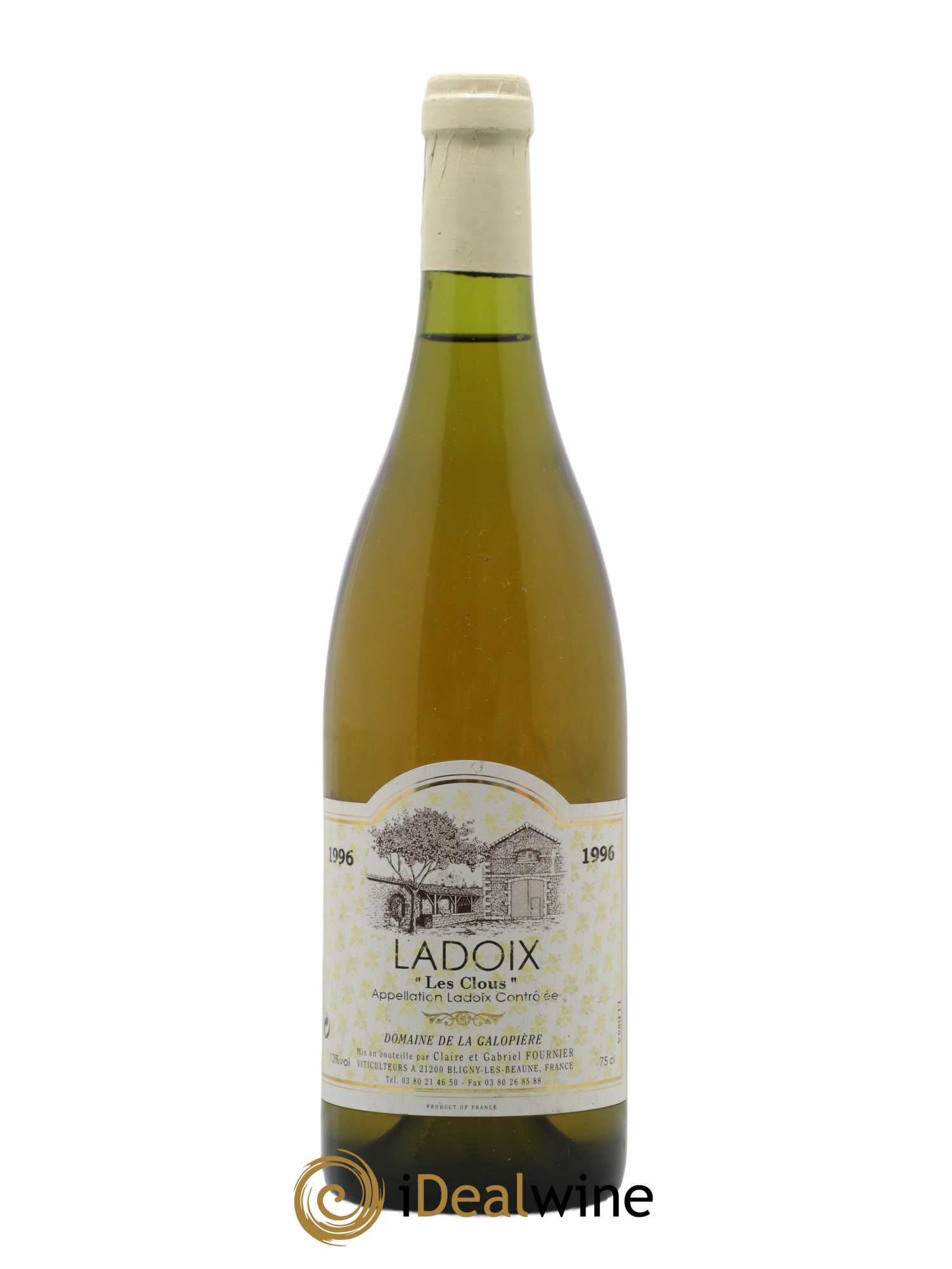 Ladoix Les Clous Domaine de la Gallopière Claire et Gabriel Fournier 1996 - Posten von 1 Flasche - 0