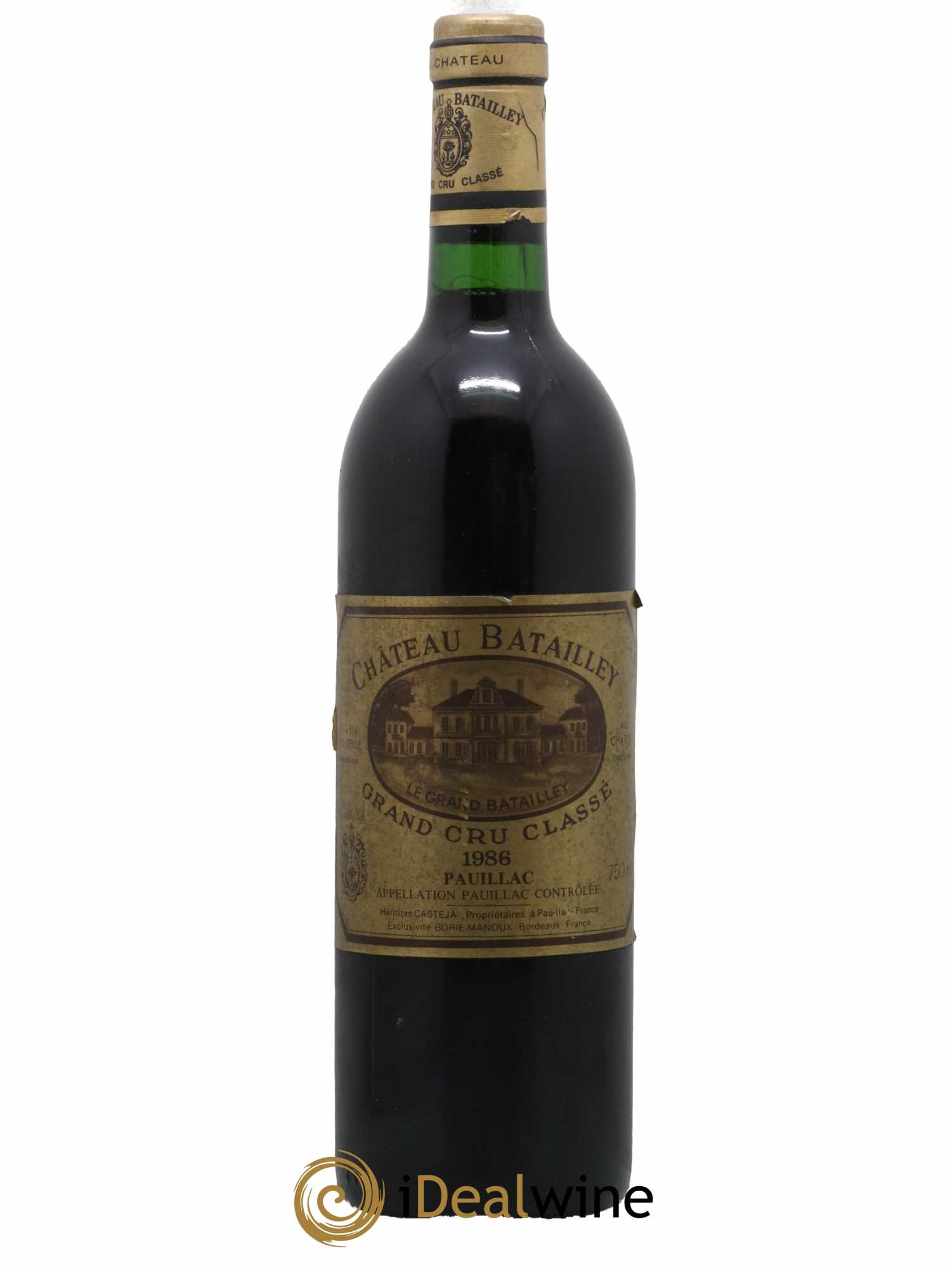 Château Batailley 5ème Grand Cru Classé 1986 - Lot de 1 bouteille - 0
