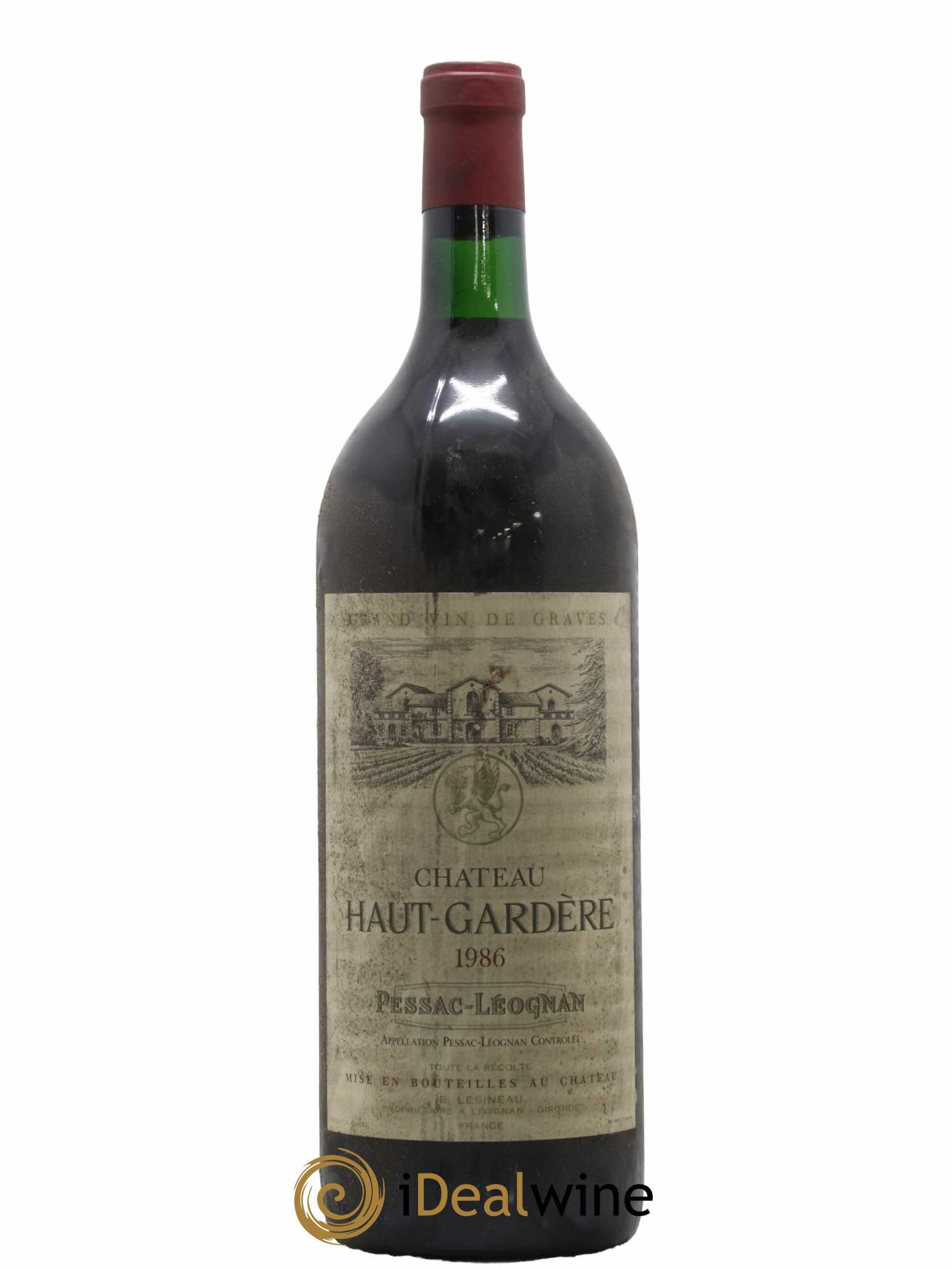 Château Haut-Gardère 1986 - Lot de 1 magnum - 0