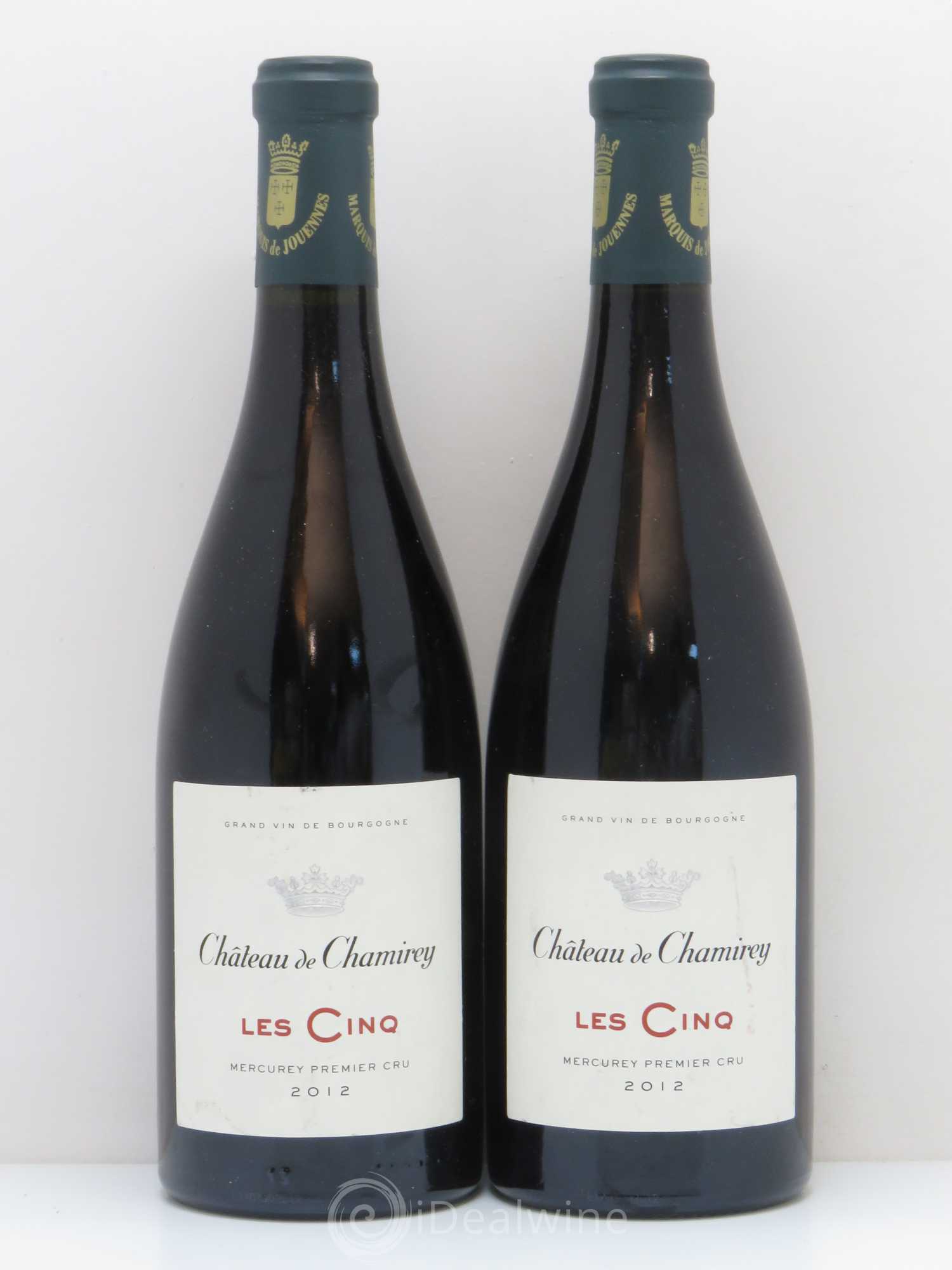 Mercurey 1er Cru Les Cinq Château de Chamirey 2012 - Lot de 2 bouteilles - 0
