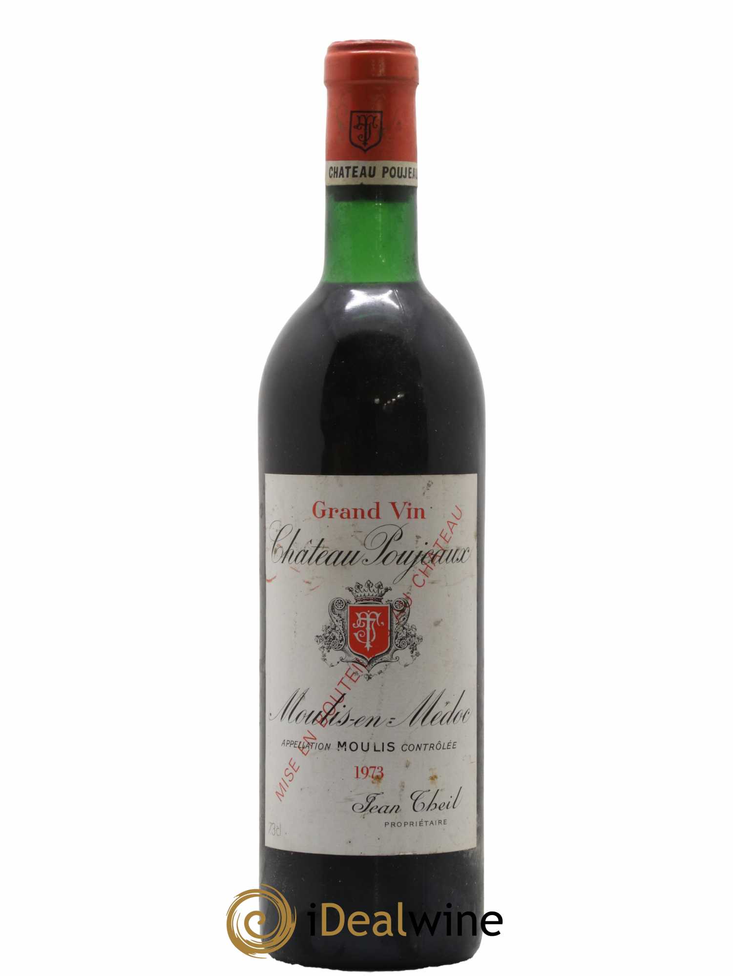 Château Poujeaux 1973 - Lot de 1 bouteille - 0