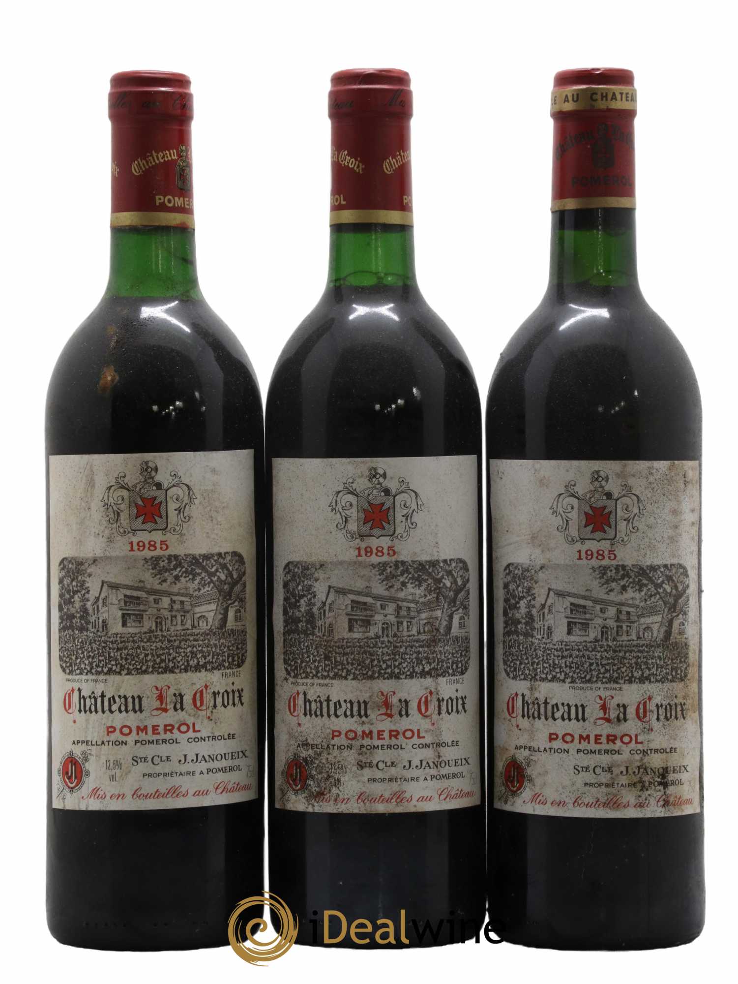 Château la Croix 1985 - Lot de 3 bouteilles - 0