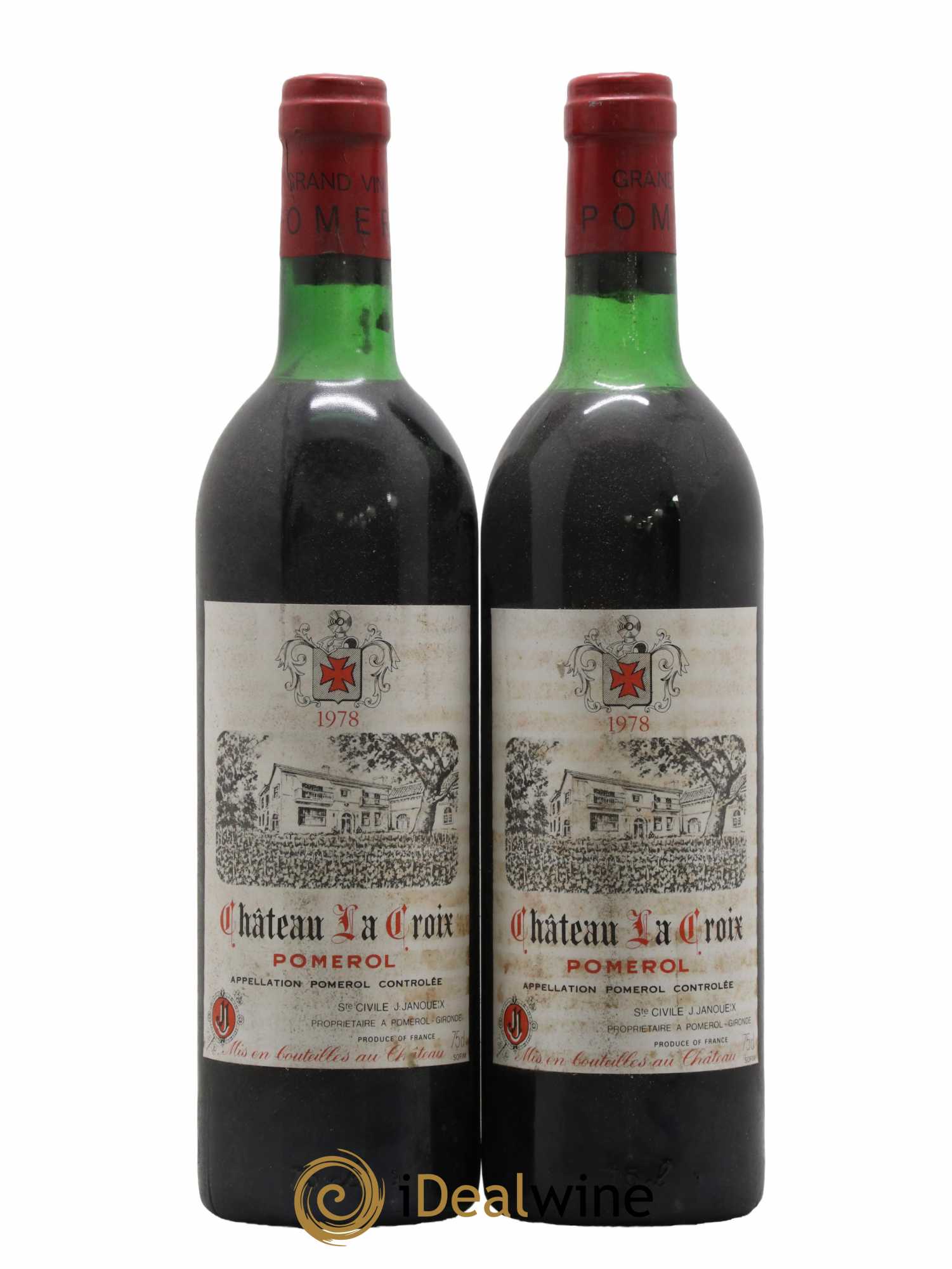 Château la Croix 1978 - Lot de 2 bouteilles - 0