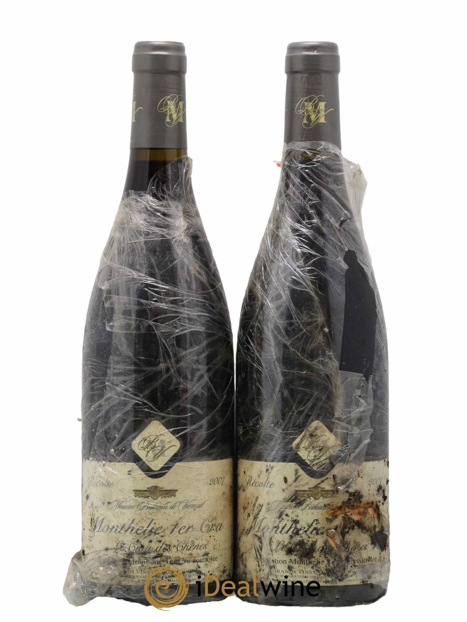 Monthélie 1er Cru Le Clou des Chênes Bidouilh de Verneuil 2007 - Lot de 2 bouteilles - 0