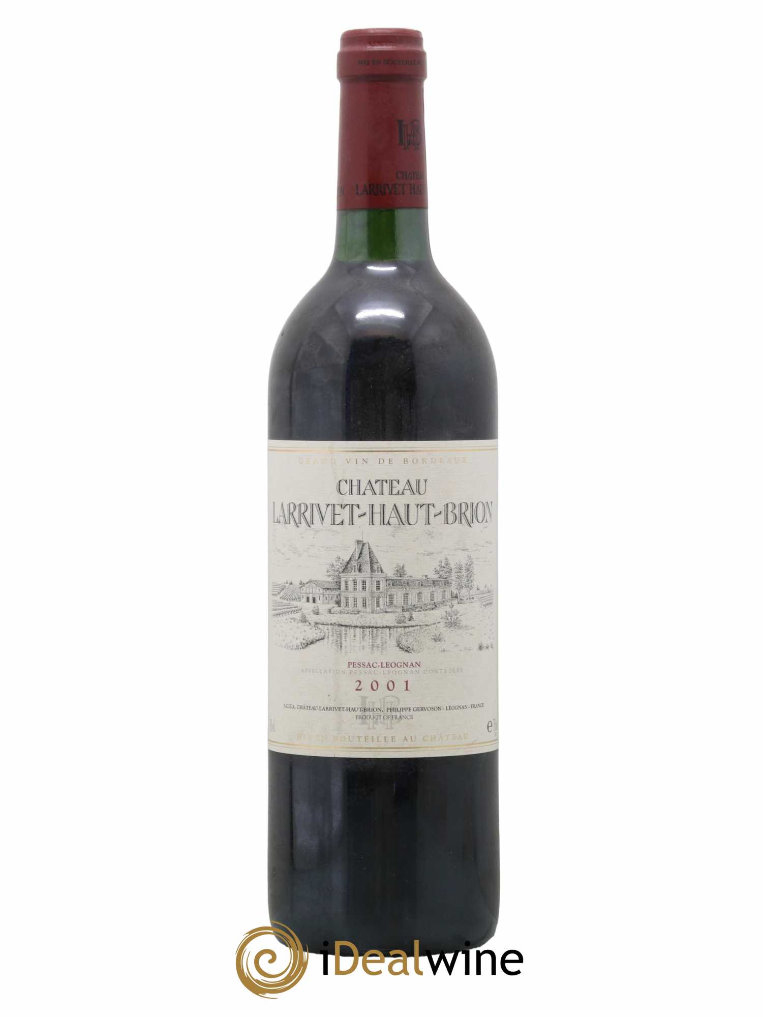 Château Larrivet Haut-Brion 2001 - Lot de 1 bouteille - 0