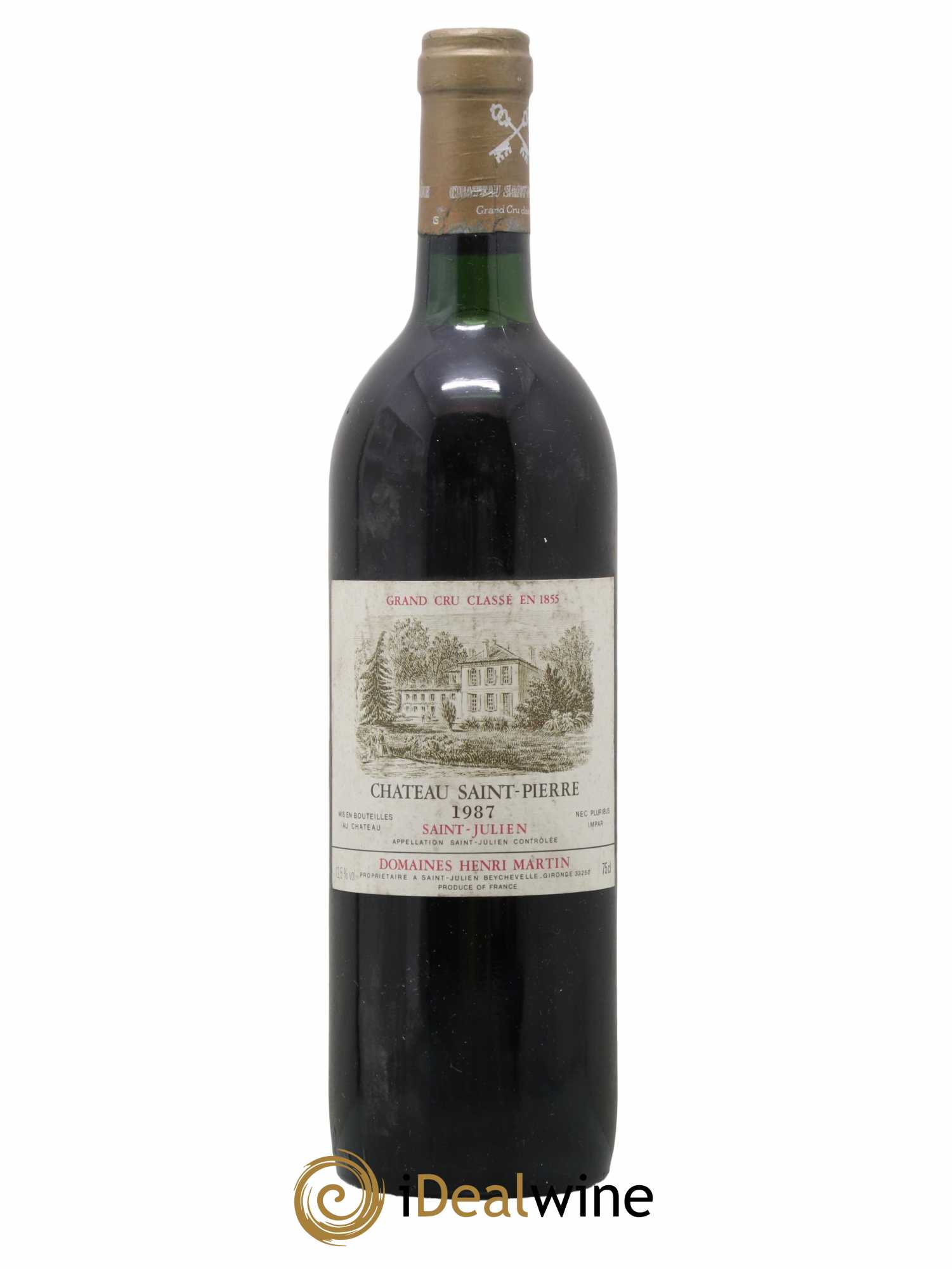 Château Saint-Pierre 4ème Grand Cru Classé 1987 - Lot de 1 bouteille - 0