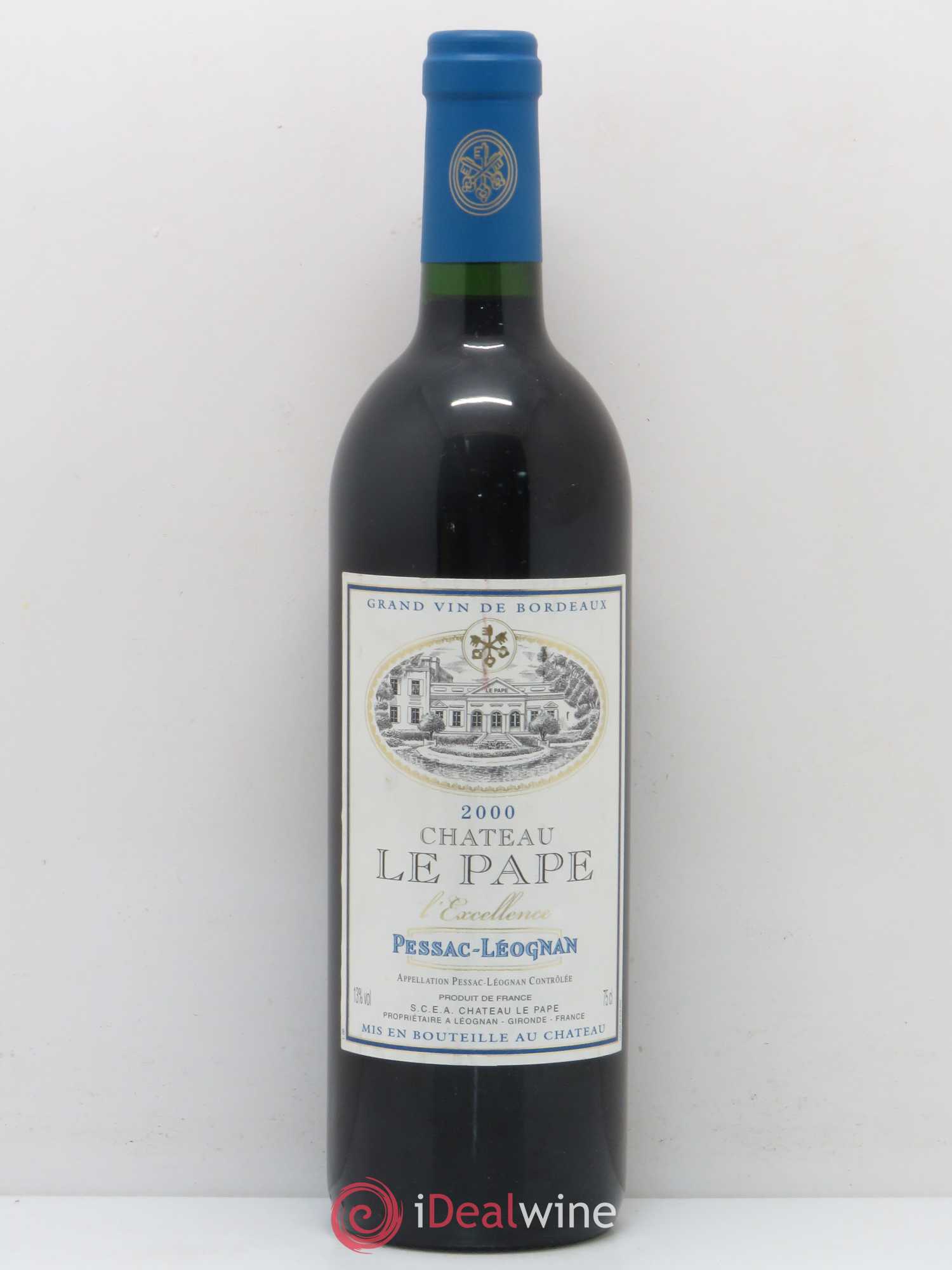Pessac-Léognan château Le Pape L'Excellence 2000 - Posten von 1 Flasche - 0