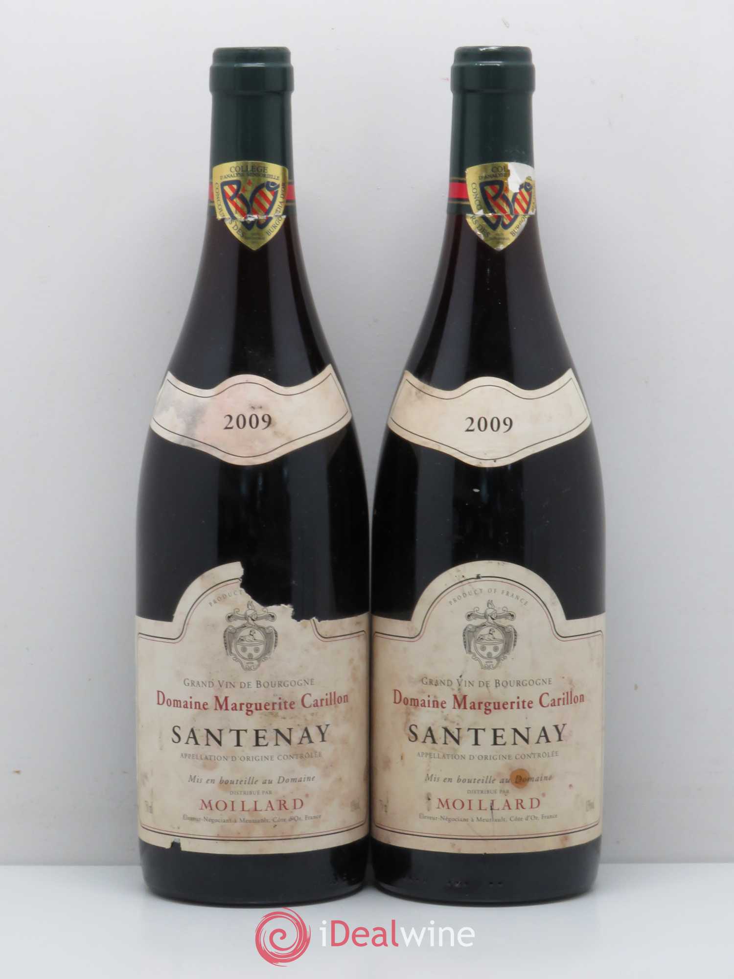 Santenay Domaine Marguerite Carillon Moillard 2009 - Posten von 2 Flaschen - 0