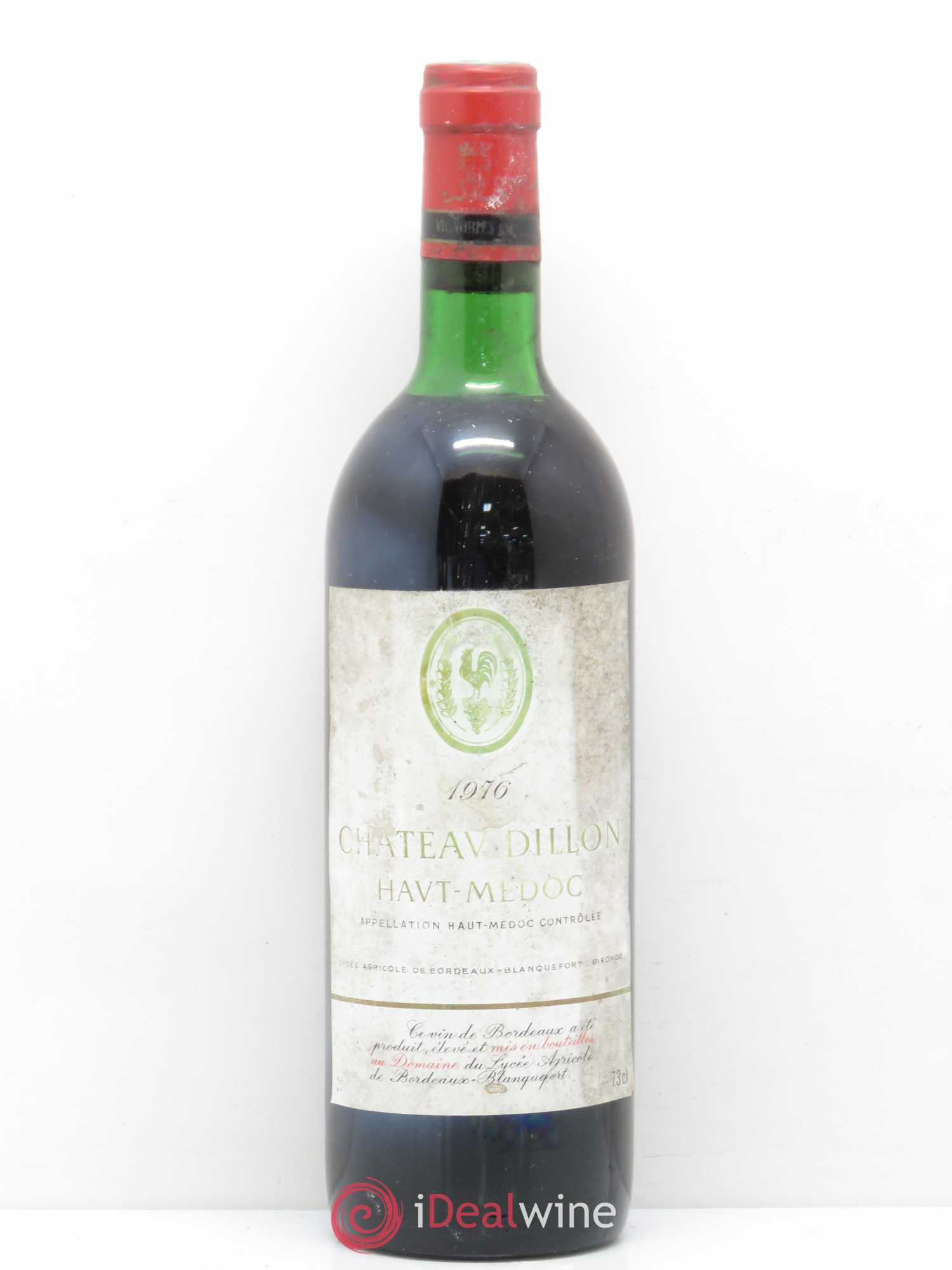 Château Dillon Cru Bourgeois 1976 - Lot de 1 bouteille - 0