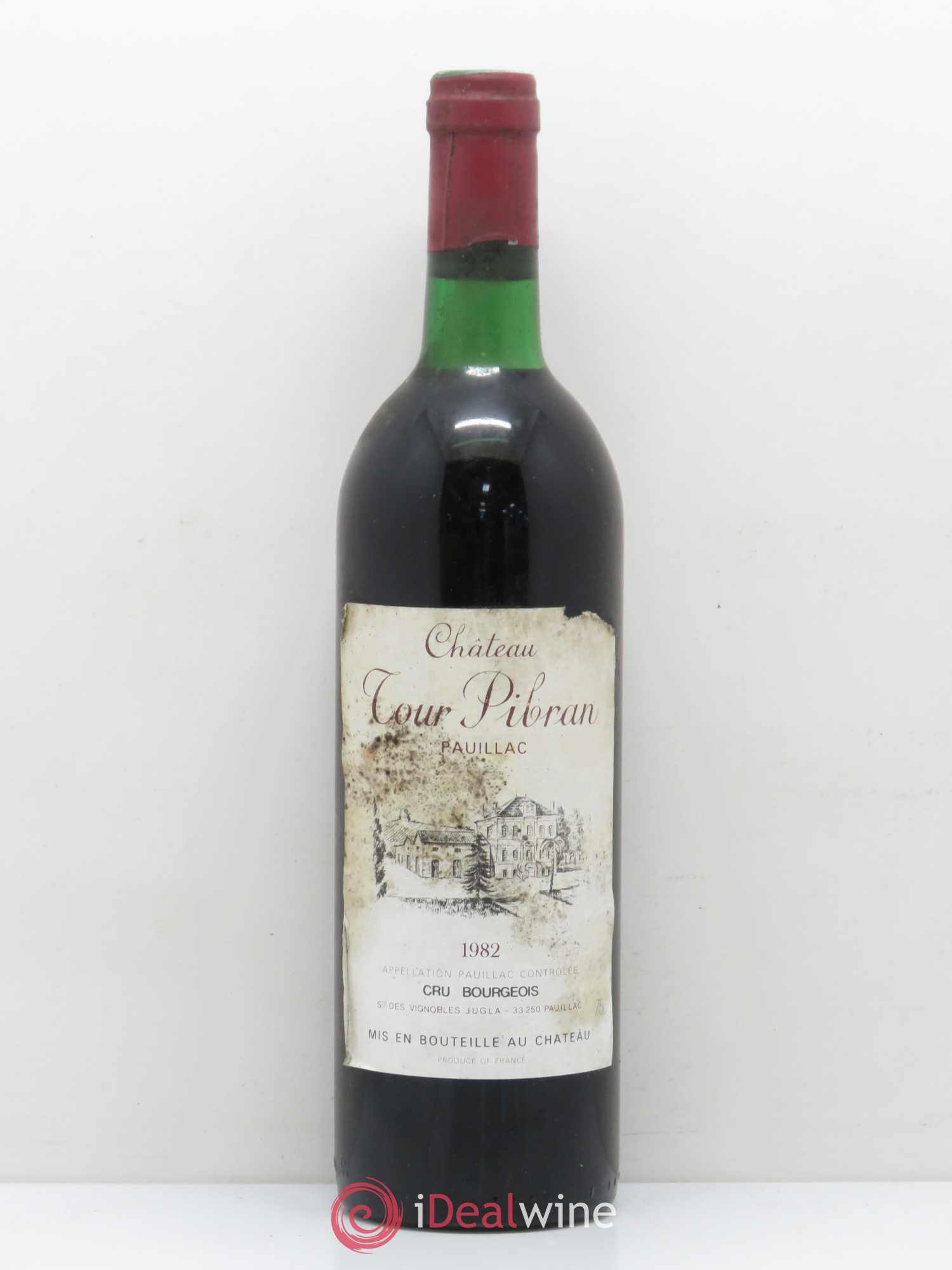 Château Tour Pibran Cru Bourgeois 1982 - Lot de 1 bouteille - 0
