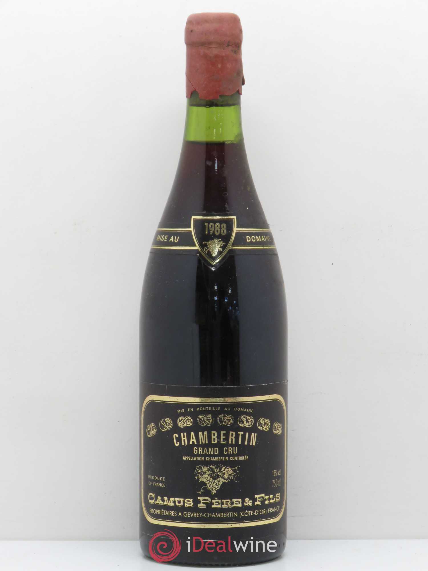 Chambertin Grand Cru 1988 - Posten von 1 Flasche - 0