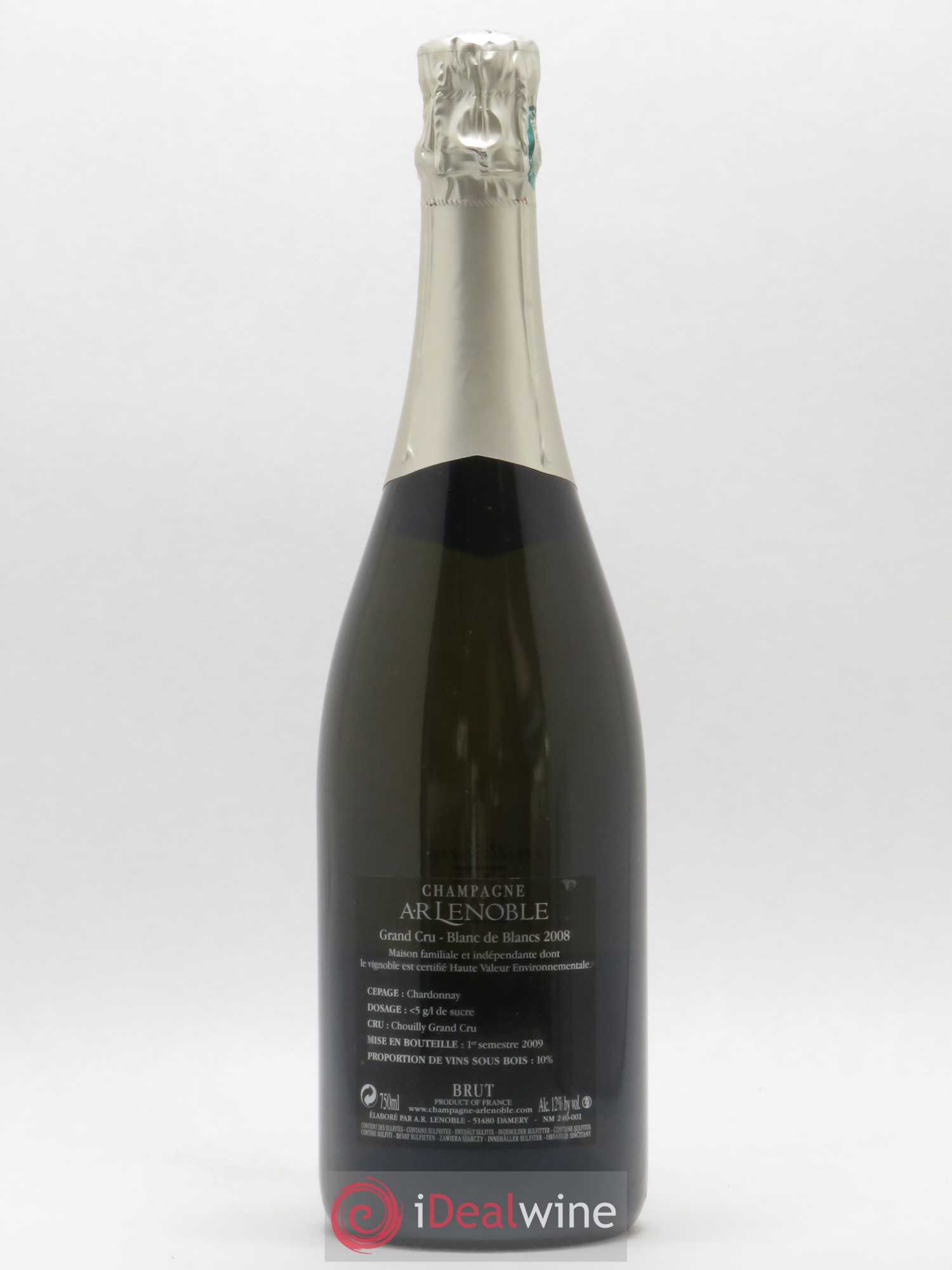 Champagne Chouilly Grand Cru Blanc de blancs Lenoble 2008 - Posten von 1 Flasche - 1