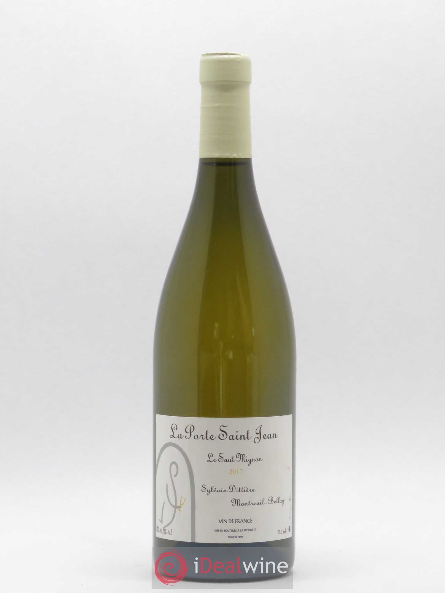 Vin de France Le Saut Mignon La Porte Saint Jean 2017 - Lot de 1 bouteille - 0