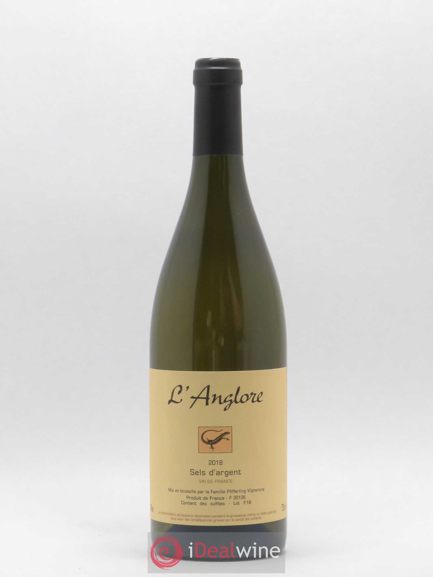 Vin de France Sels d'argent L'Anglore 2018 - Lot de 1 bouteille - 0