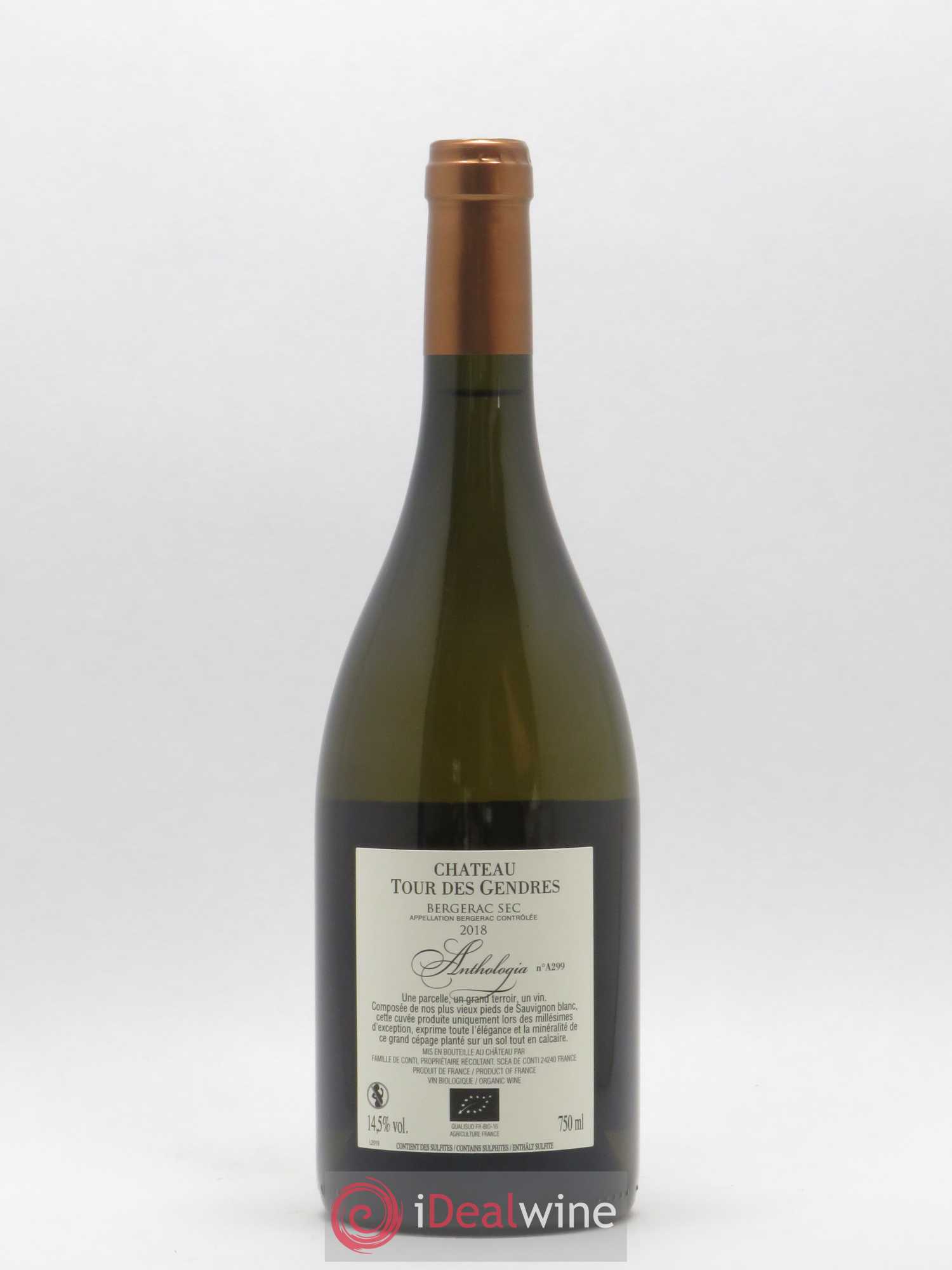 Bergerac Château Tour des Gendres Anthologia Famille de Conti  (ohne Mindestpreis) 2018 - Posten von 1 Flasche - 1