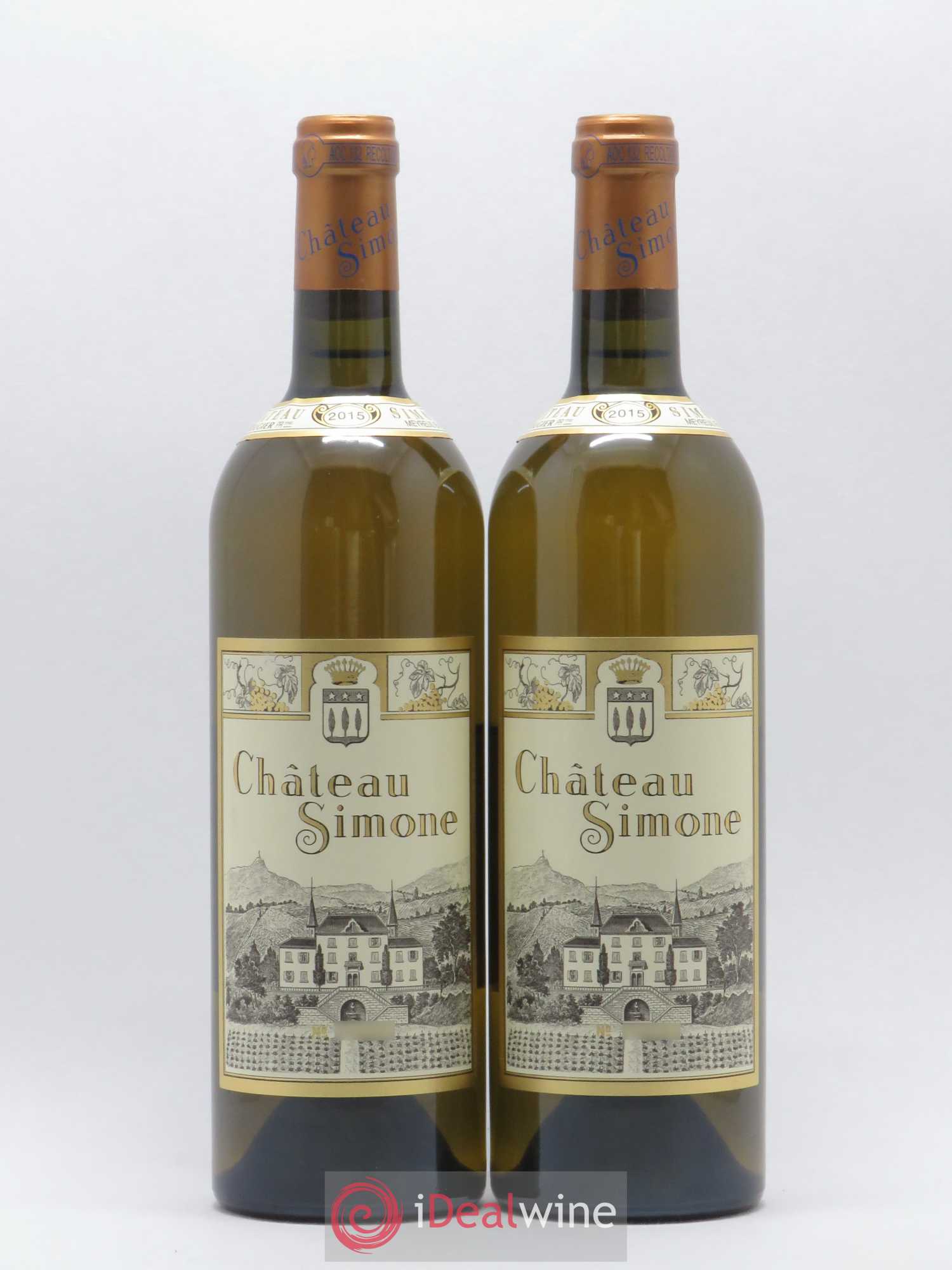 Palette Château Simone Famille Rougier 2015 - Posten von 2 Flaschen - 0