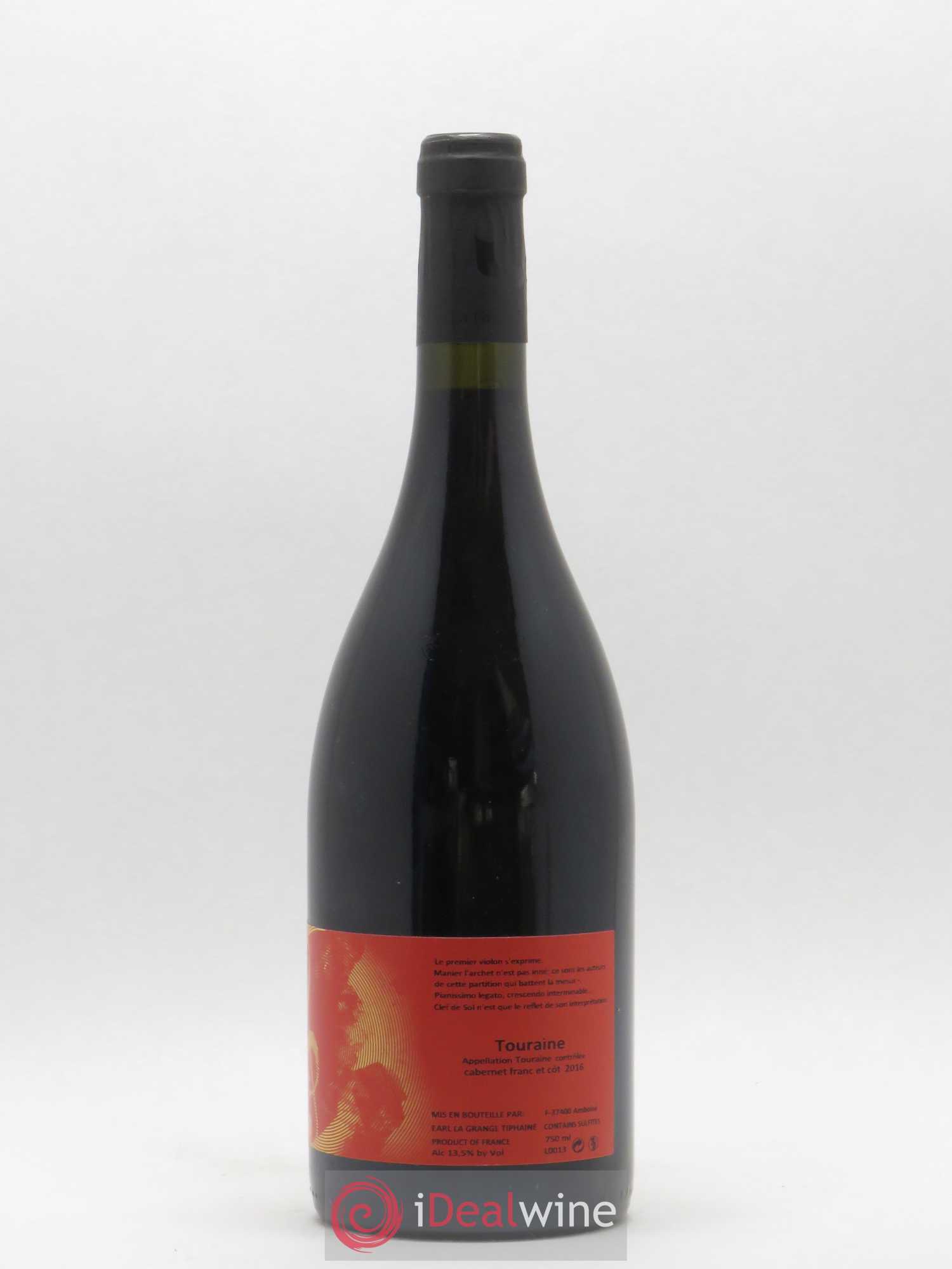 Touraine-Amboise Clef de Sol La Grange Tiphaine  (sans prix de réserve) 2016 - Lot de 1 bouteille - 1