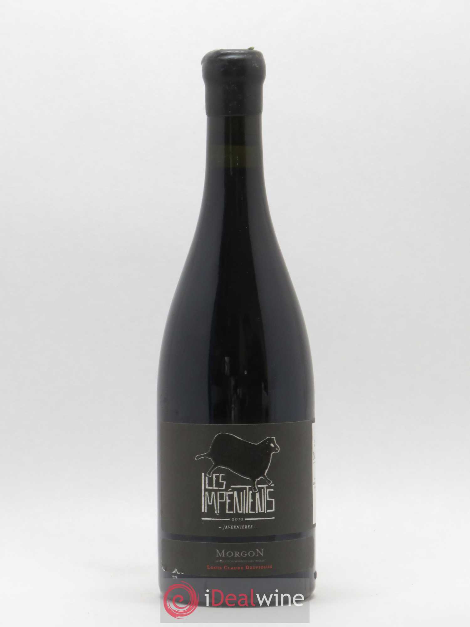 Morgon Javernières Les Impénitents Louis-Claude Desvignes 2010 - Lot de 1 bouteille - 0