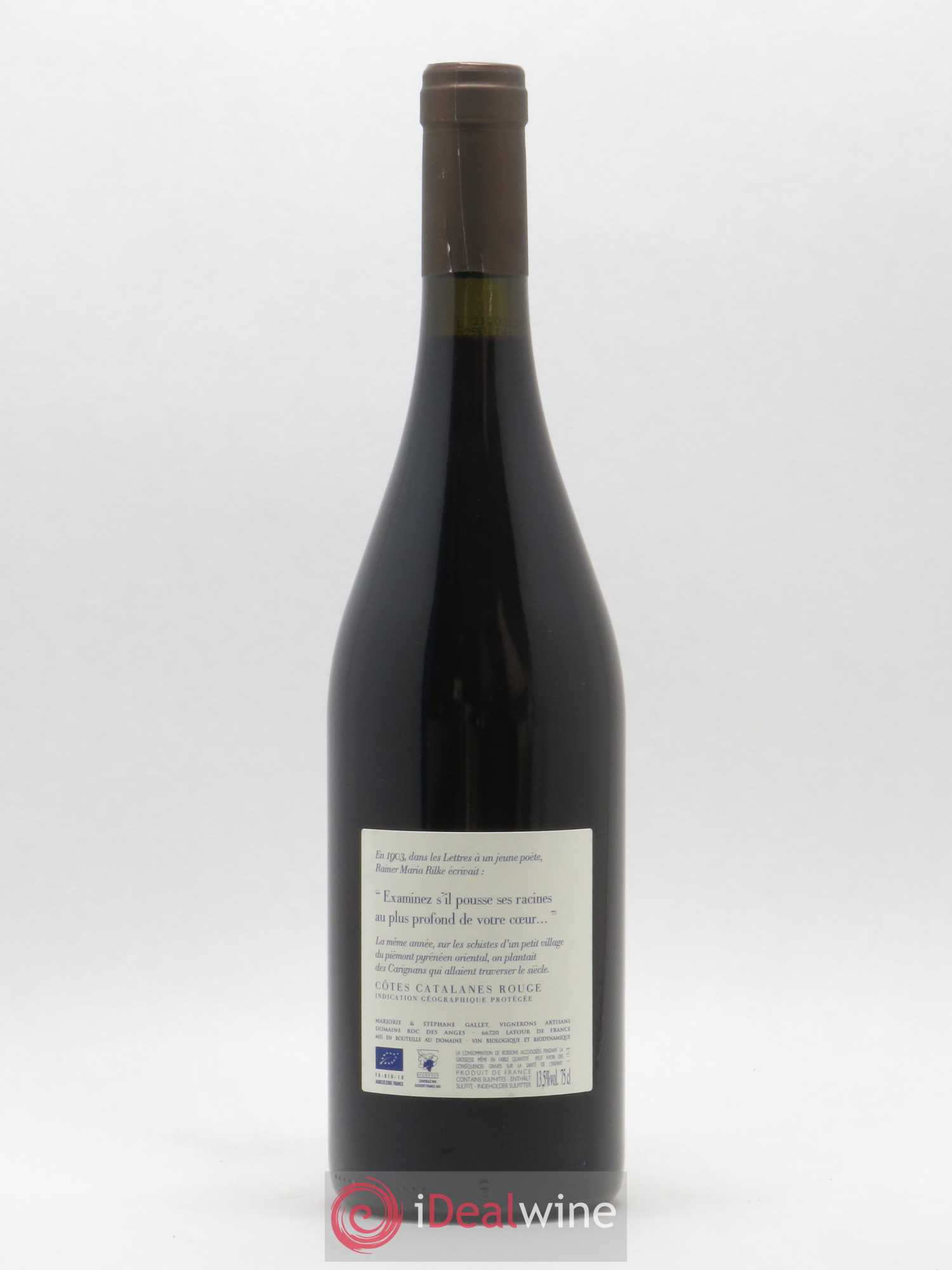 Côtes Catalanes Roc des Anges Carignan 1903 Marjorie et Stéphane Gallet 2018 - Lot de 1 bouteille - 1