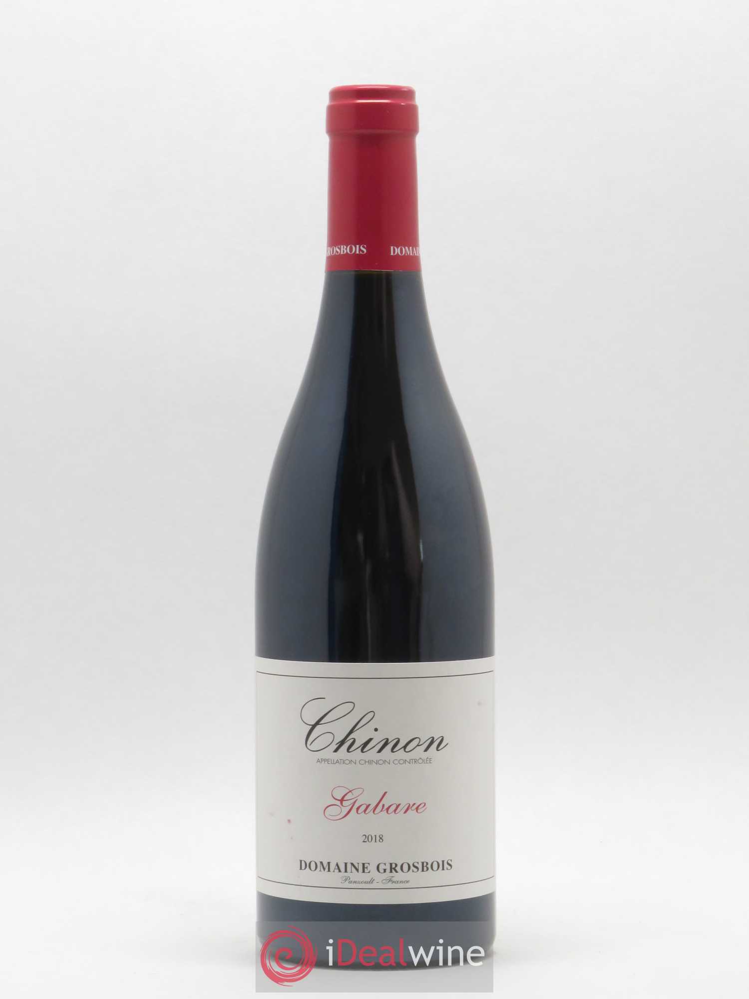 Chinon Gabare Domaine Grosbois 2018 - Lot de 1 bouteille - 0
