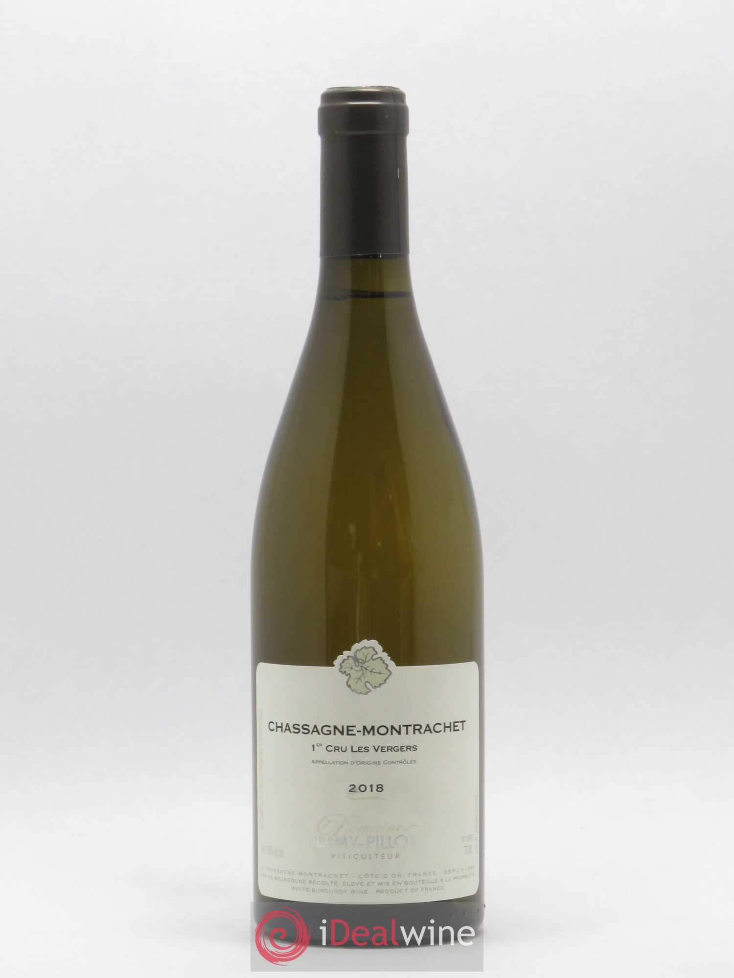 Chassagne-Montrachet 1er Cru Les Vergers Domaine Lamy Pillot (sans prix de réserve) 2018 - Posten von 1 Flasche - 0