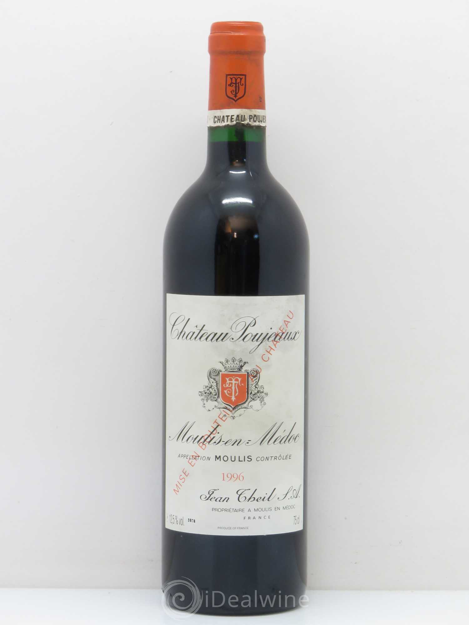 Château Poujeaux 1996 - Lot de 1 bouteille - 0