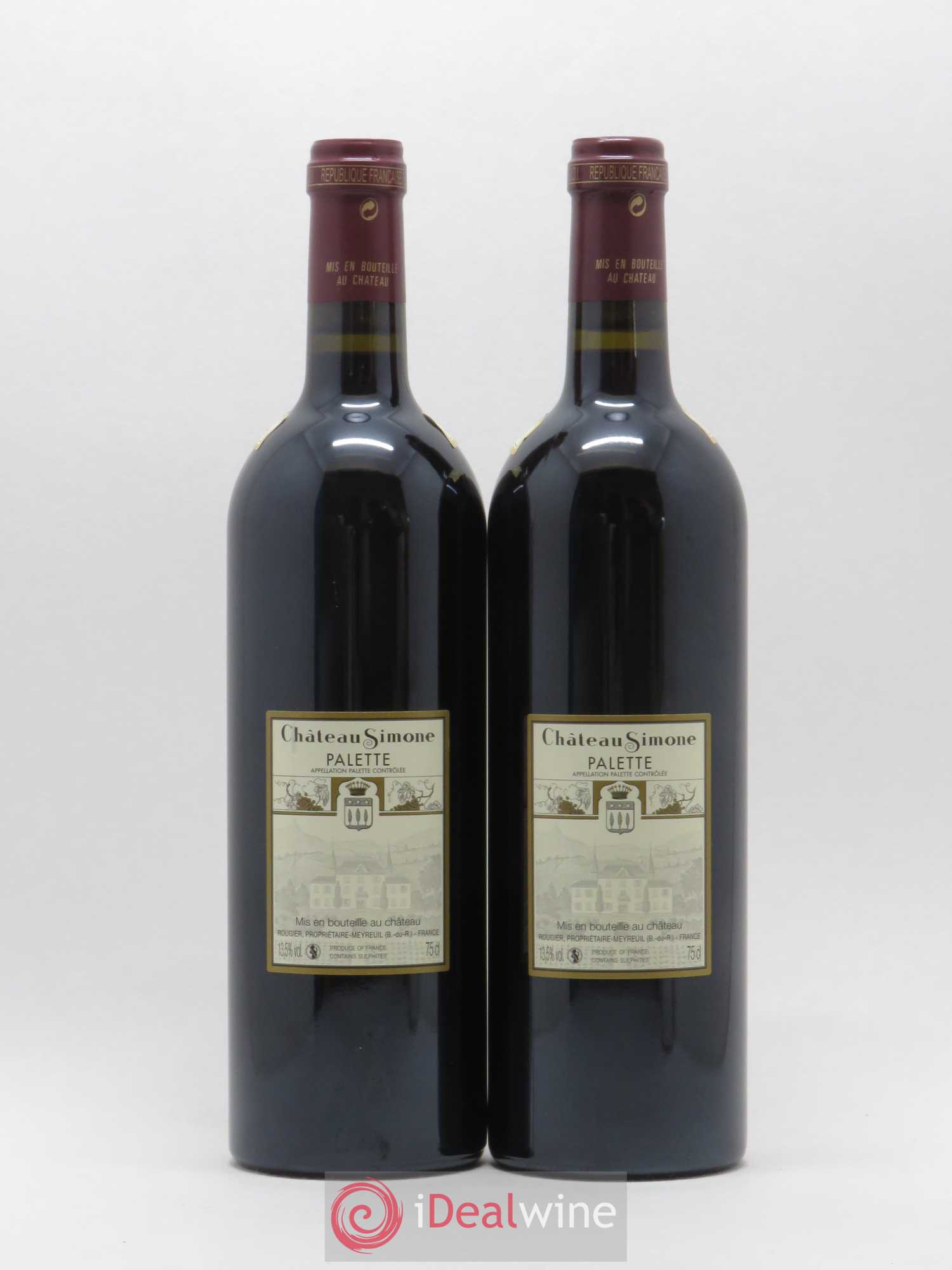 Palette Château Simone Famille Rougier 2014 - Lot de 2 bouteilles - 1