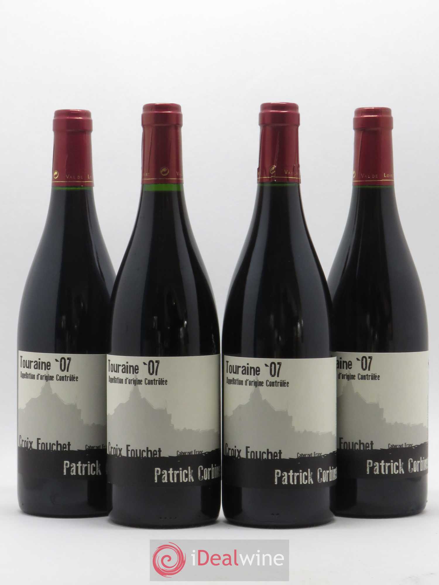 Touraine Patrick Corbineau Cuvée Croix Fouchet 2007 - Lot de 4 bouteilles - 0