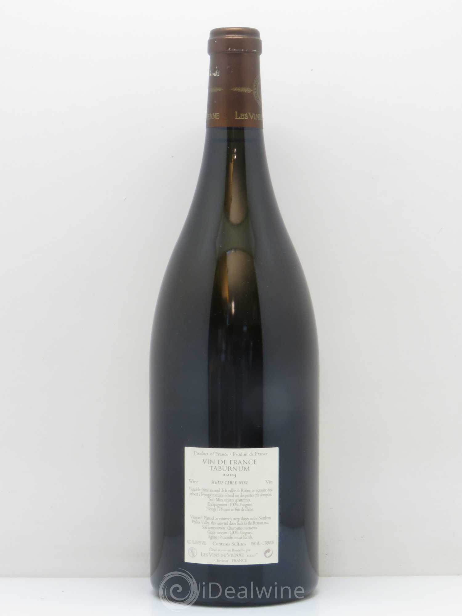 IGP Collines Rhodaniennes Taburnum Les Vins de Vienne  (sans prix de réserve) 2009 - Lot de 1 magnum - 1