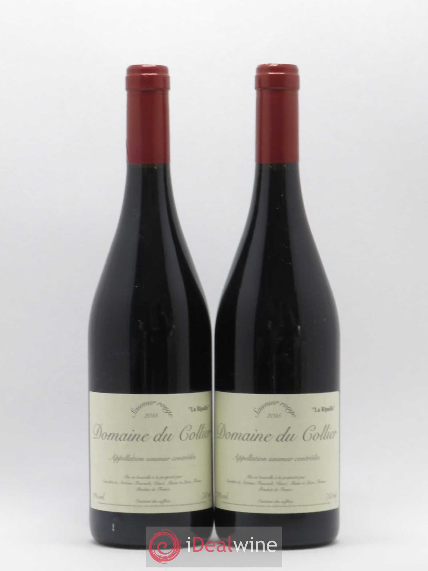 Saumur La Ripaille Domaine du Collier 2015 - Lot de 2 bouteilles - 0