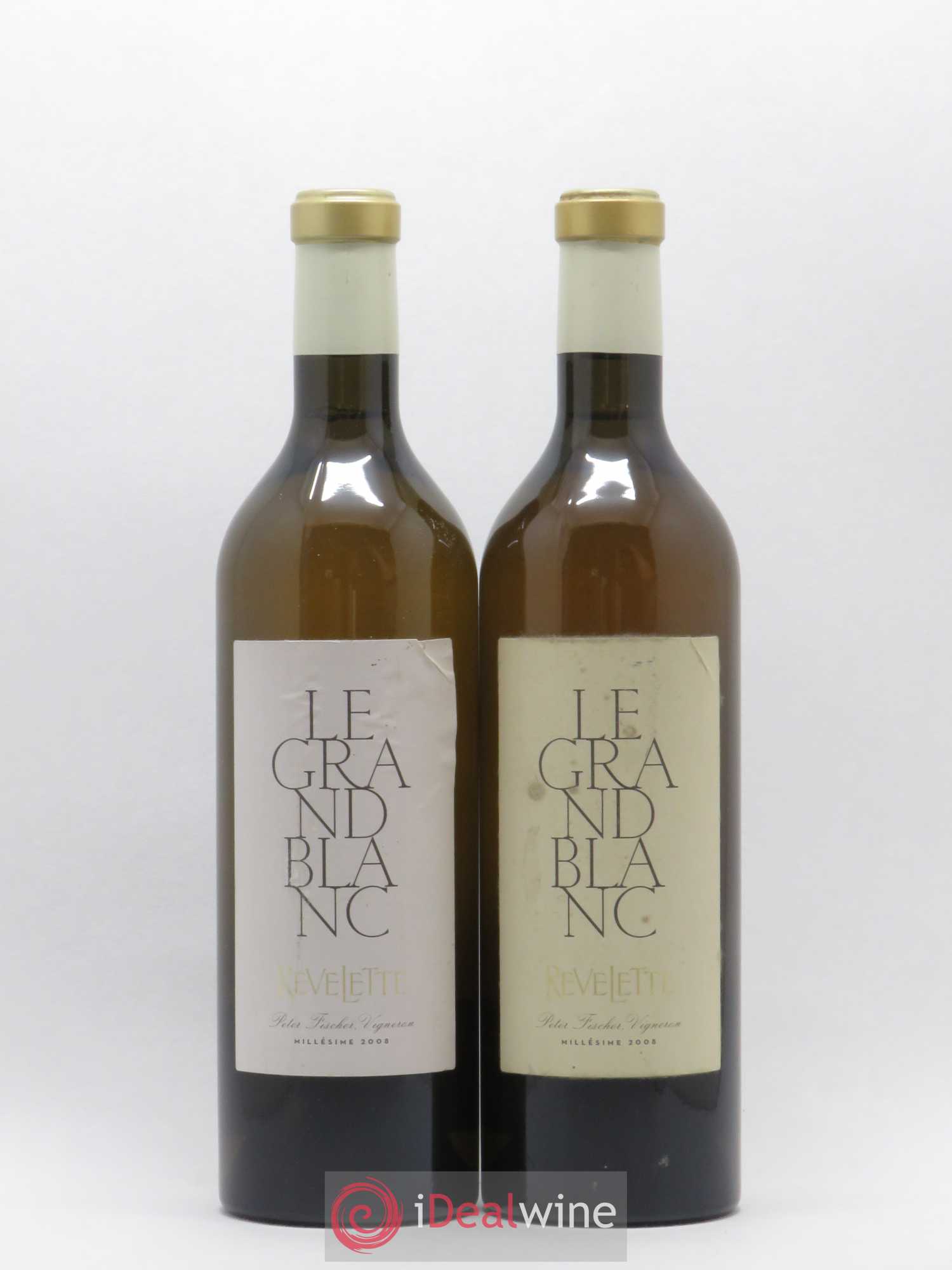 Bouches du Rhône Le Grand Blanc Revelette (sans prix de réserve) 2008 - Posten von 2 Flaschen - 0