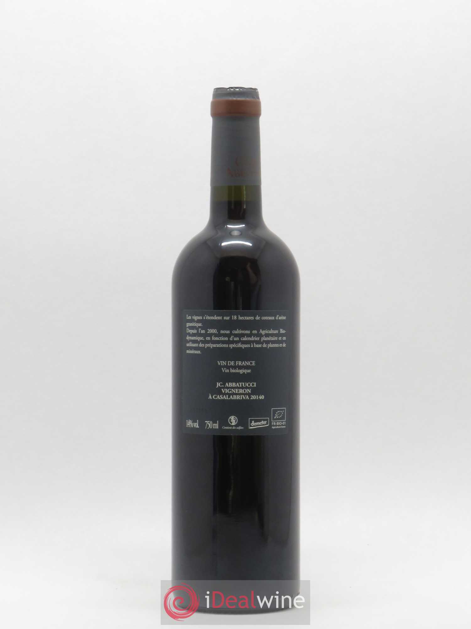 Vin de France Faustine Vieilles Vignes Comte Abbatucci (Domaine) 2017 - Lot de 1 bouteille - 1