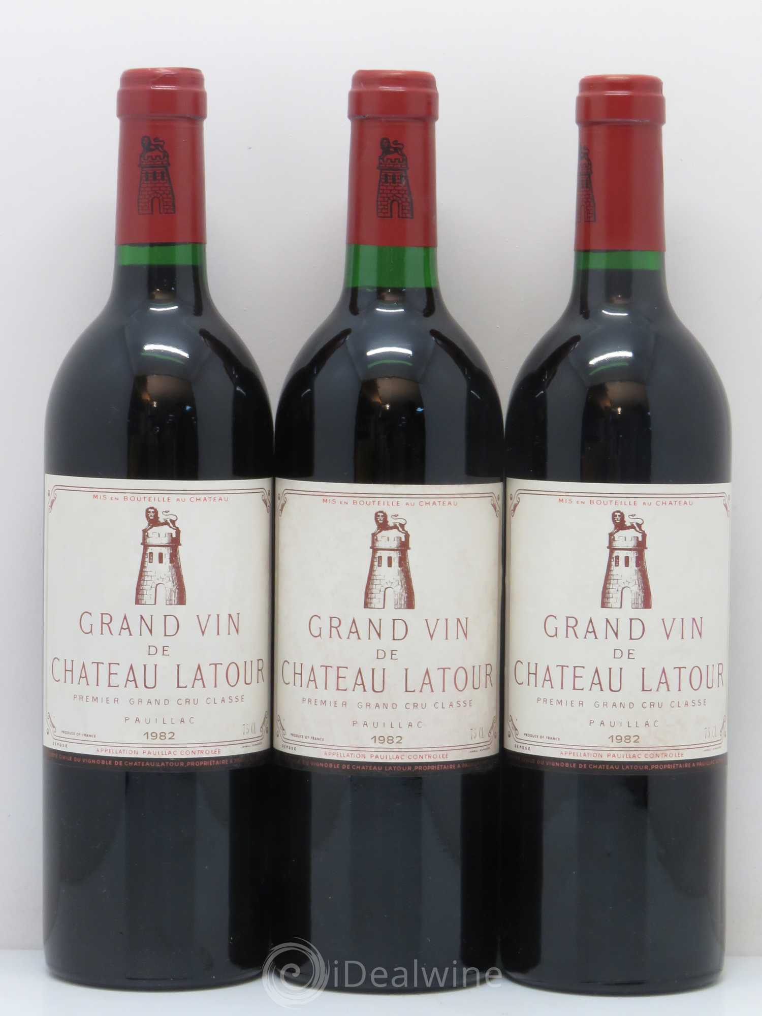 Château Latour 1er Grand Cru Classé 1982 - Lot de 12 bouteilles - 1