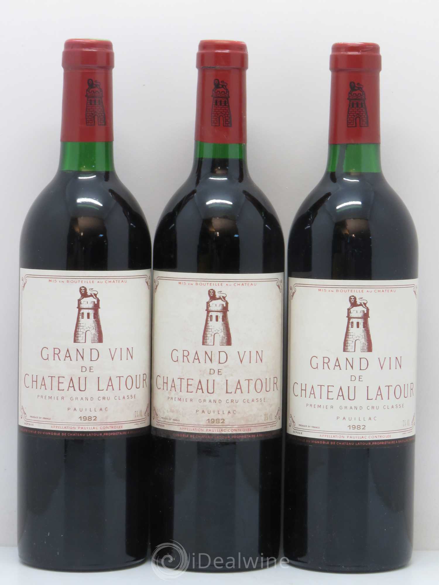 Château Latour 1er Grand Cru Classé 1982 - Lot de 12 bouteilles - 3
