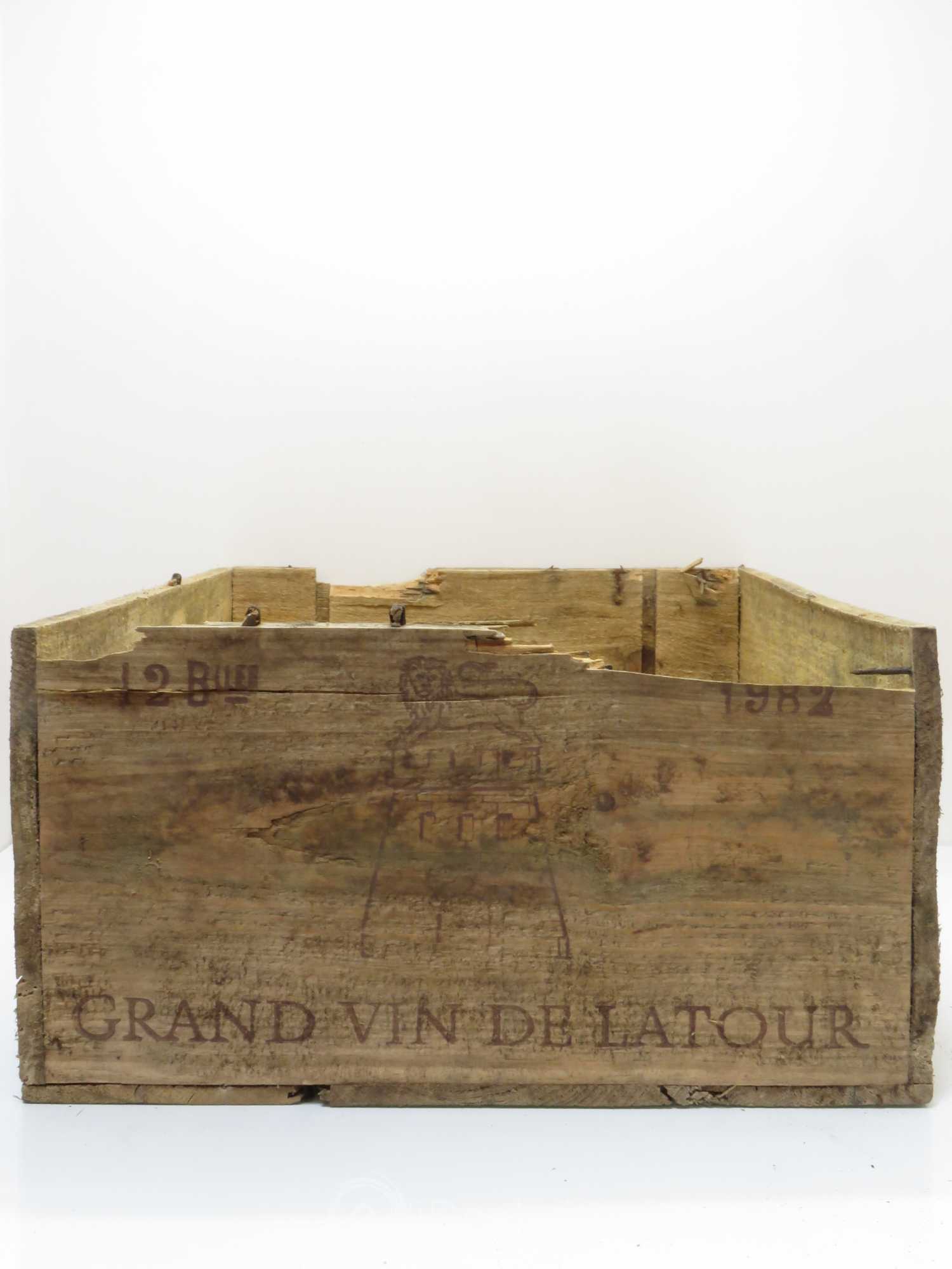 Château Latour 1er Grand Cru Classé 1982 - Lot de 12 bouteilles - 5