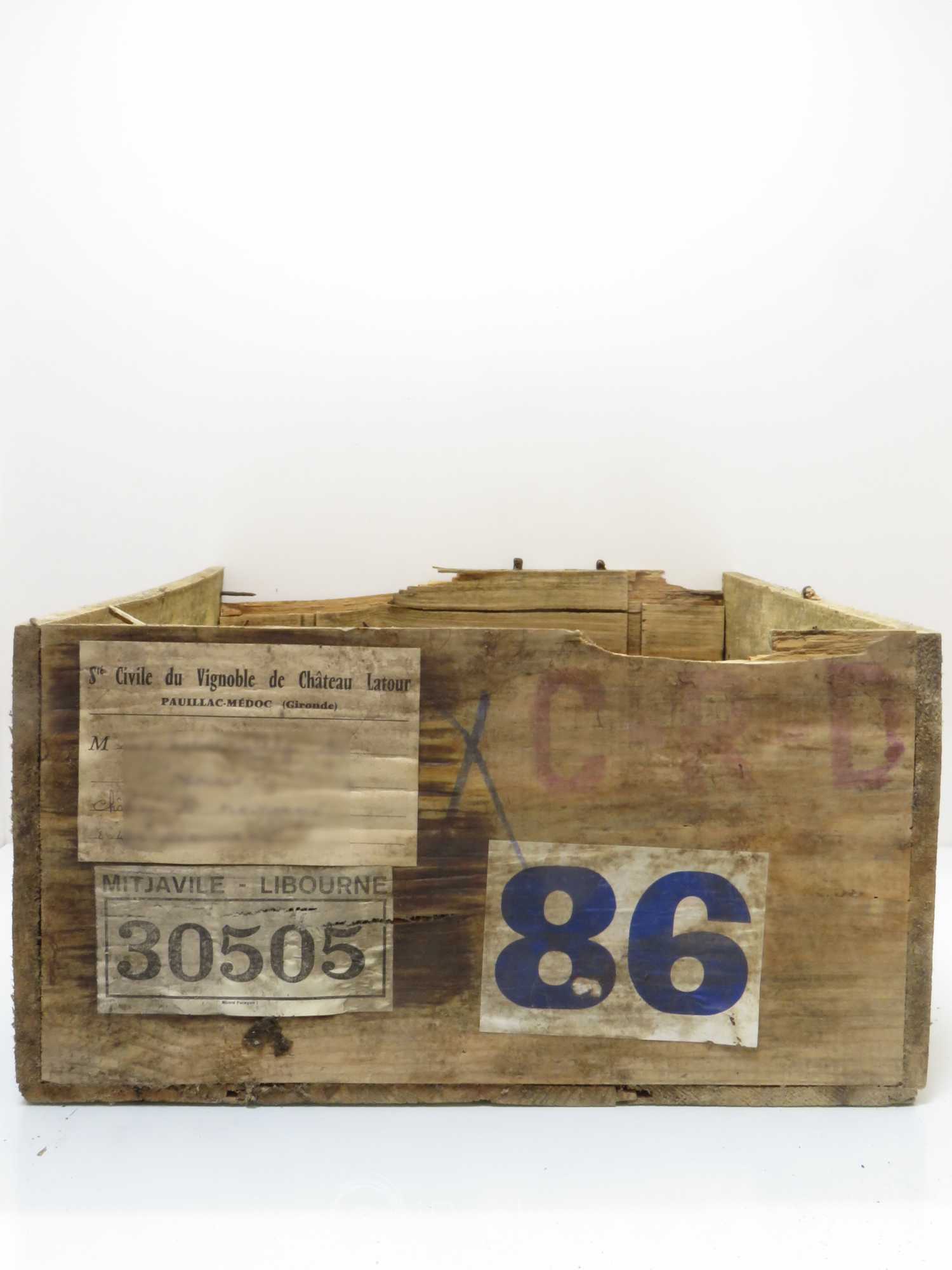 Château Latour 1er Grand Cru Classé 1982 - Lot de 12 bouteilles - 6