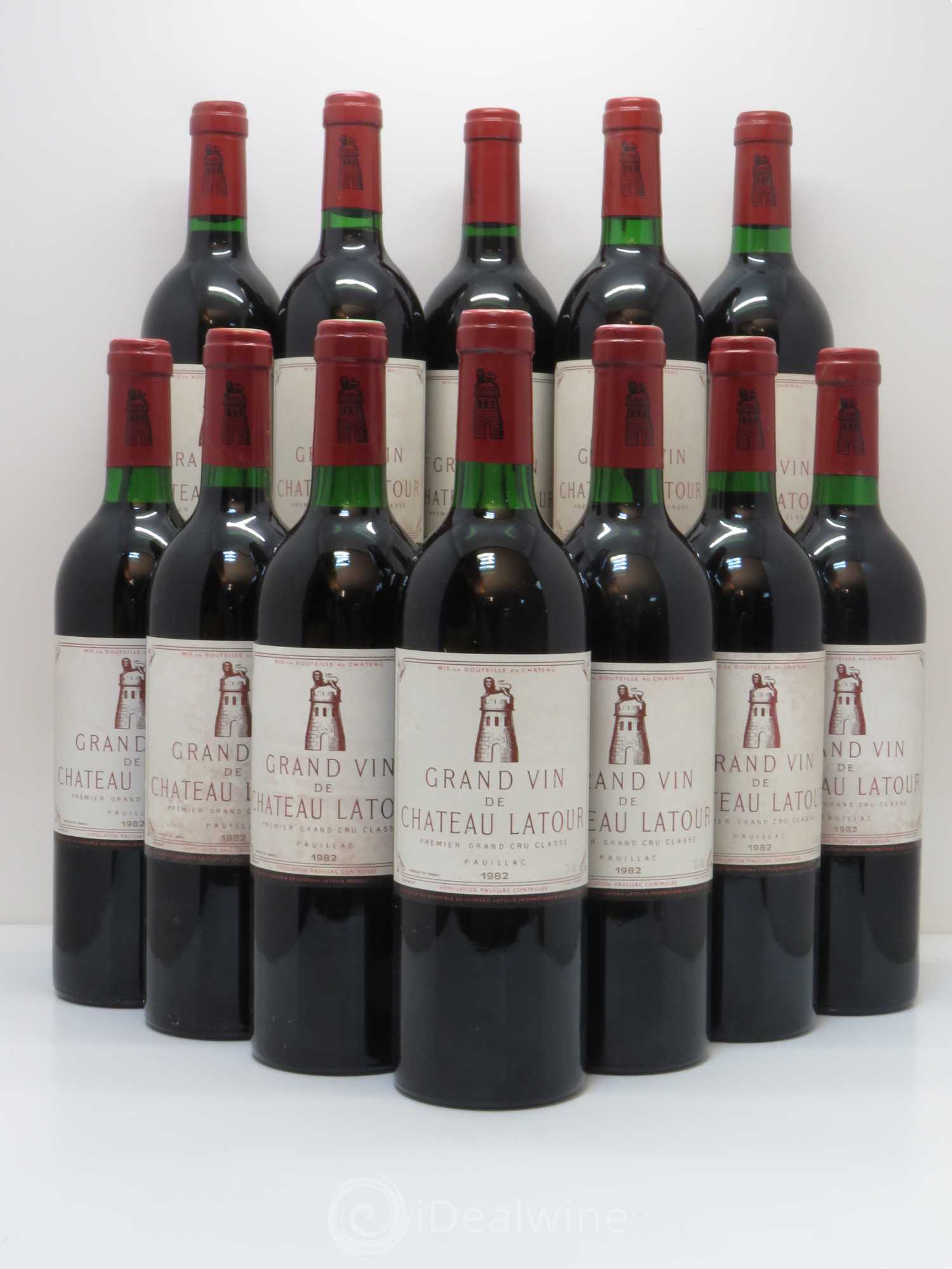 Château Latour 1er Grand Cru Classé 1982 - Lot de 12 bouteilles - 0