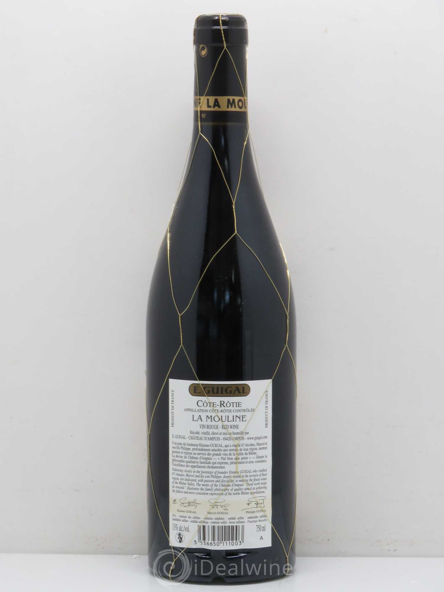 Côte-Rôtie La Mouline Guigal 2010 - Lot de 1 bouteille - 1
