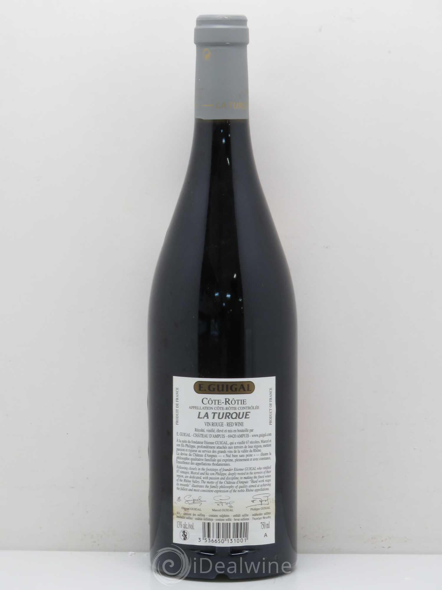Côte-Rôtie La Turque Guigal 2010 - Lot de 1 bouteille - 1