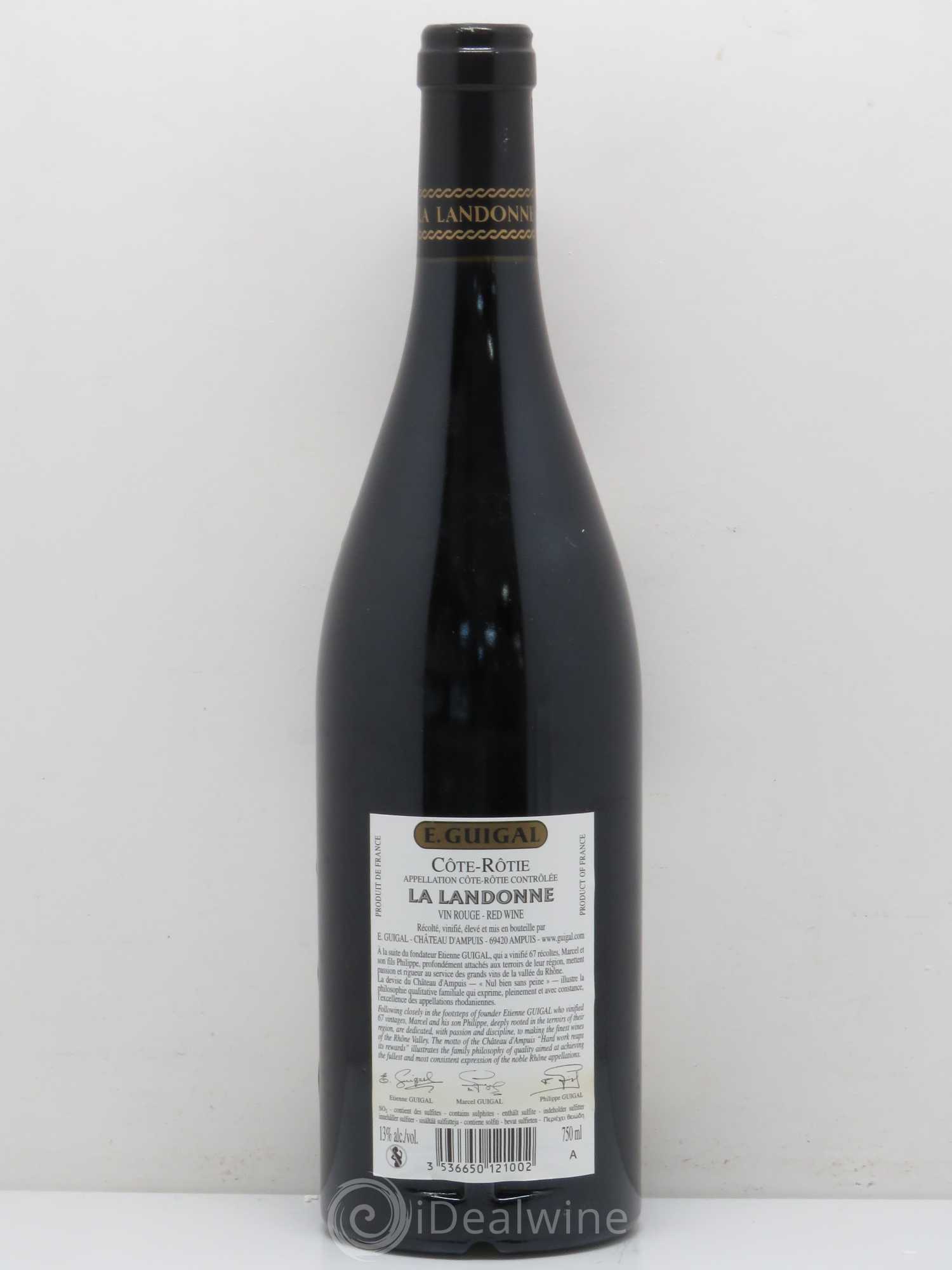 Côte-Rôtie La Landonne Guigal 2010 - Lot de 1 bouteille - 1