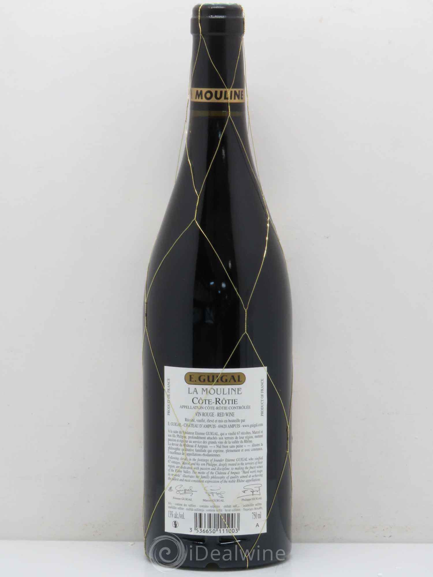 Côte-Rôtie La Mouline Guigal 2011 - Lot de 1 bouteille - 1