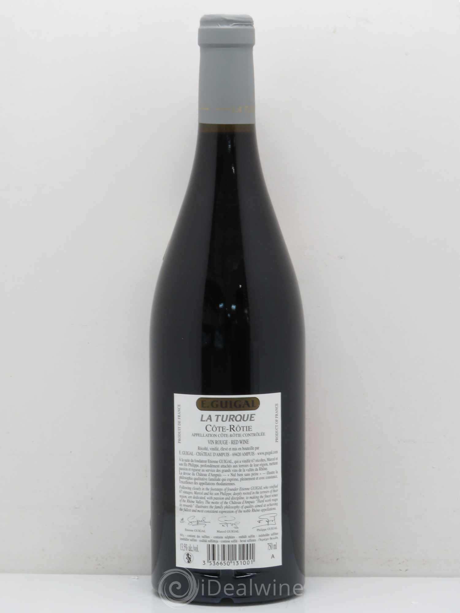 Côte-Rôtie La Turque Guigal 2012 - Lot de 1 bouteille - 1