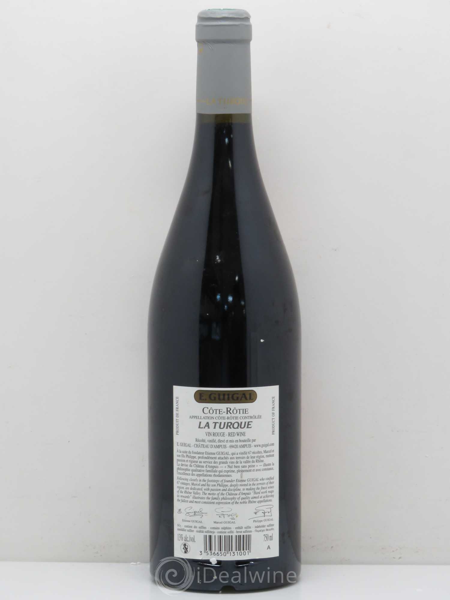 Côte-Rôtie La Turque Guigal 2007 - Lot de 1 bouteille - 1