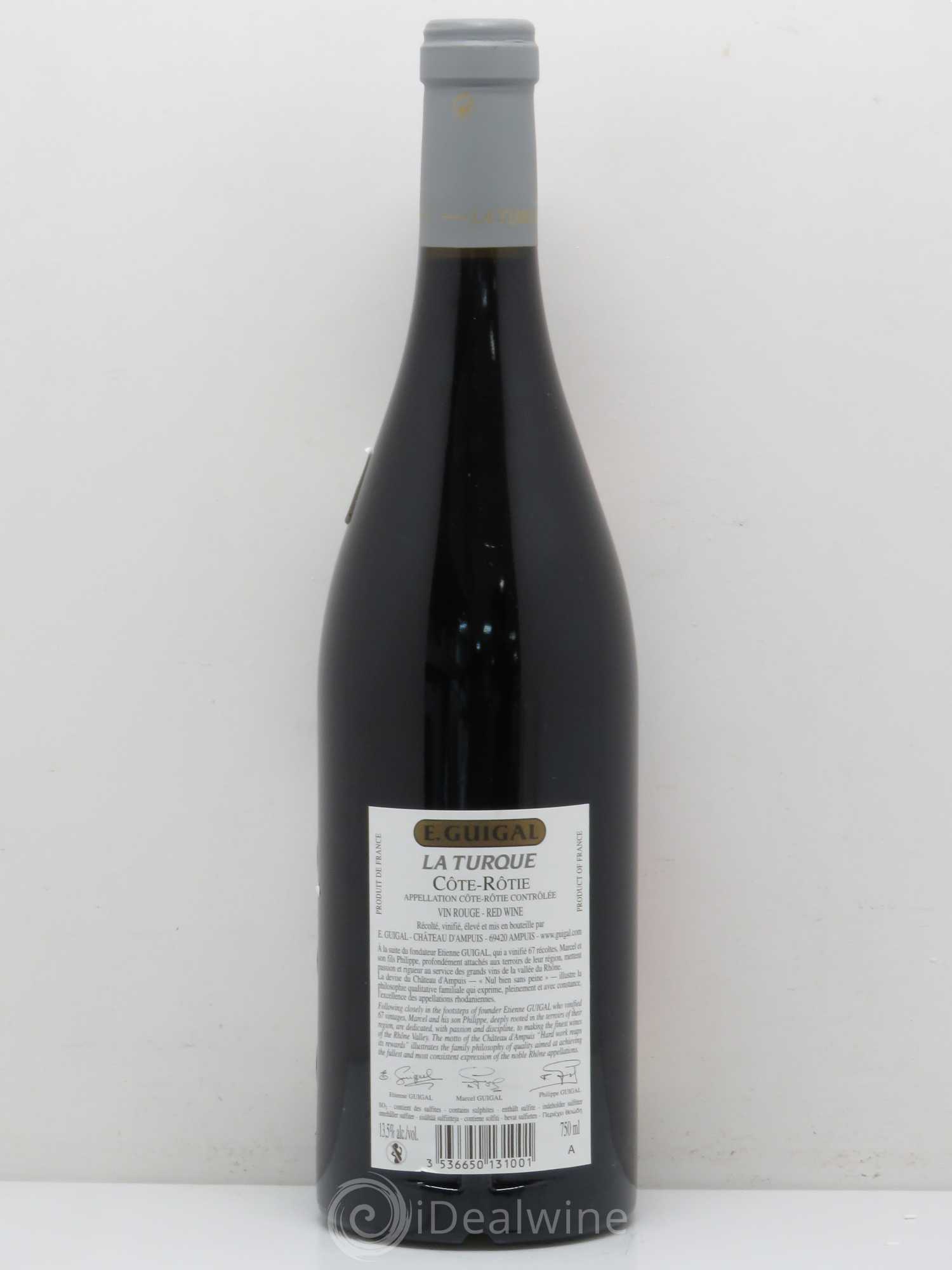 Côte-Rôtie La Turque Guigal 2013 - Lot de 1 bouteille - 1