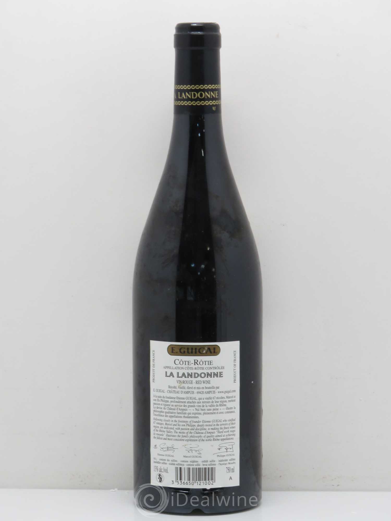Côte-Rôtie La Landonne Guigal 2007 - Lot de 1 bouteille - 1