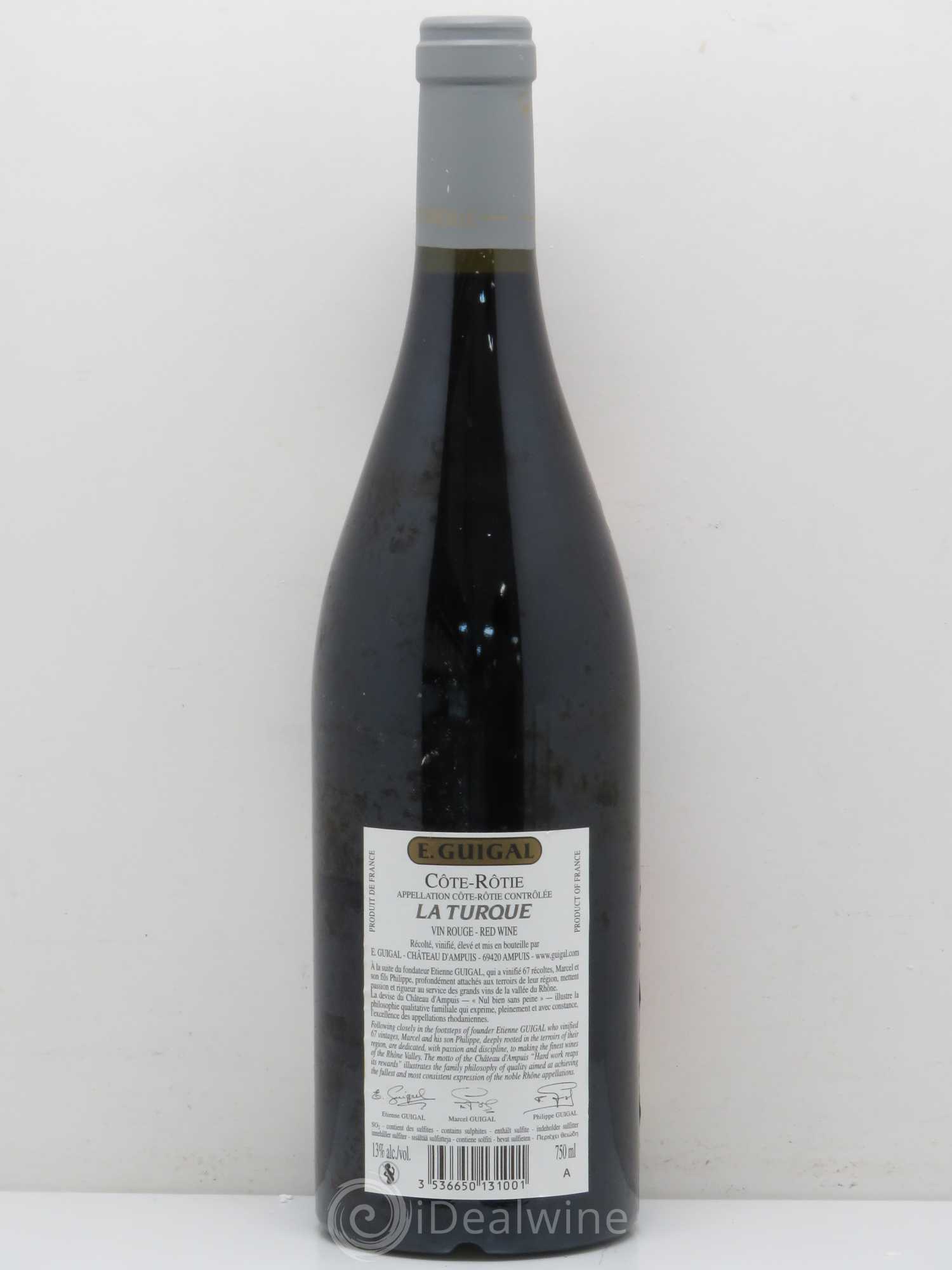 Côte-Rôtie La Turque Guigal 2008 - Lot de 1 bouteille - 1
